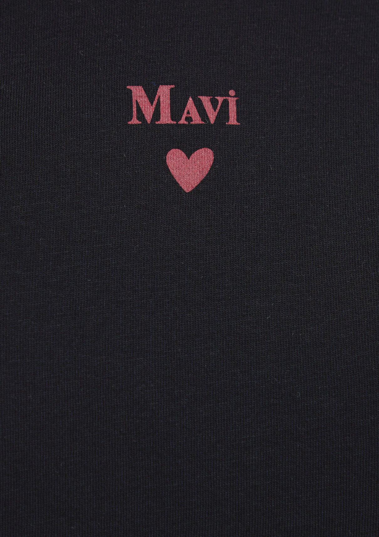 Mavi Logo Baskılı Siyah Tişört görsel 7