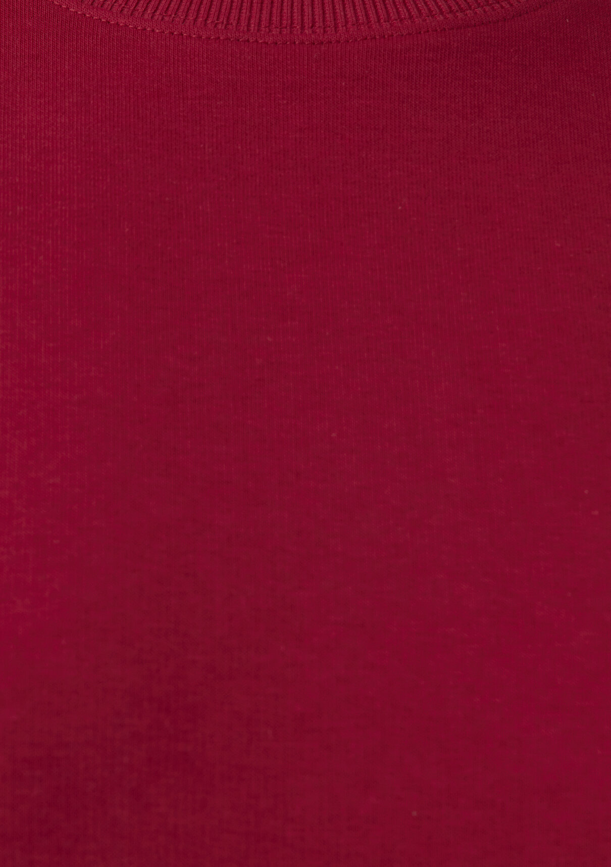 Mavi Bisiklet Yaka Kırmızı Basic Sweatshirt görsel 8