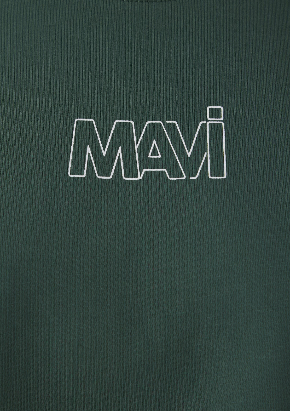 Mavi Logo Baskılı Yeşil Tişört görsel 7