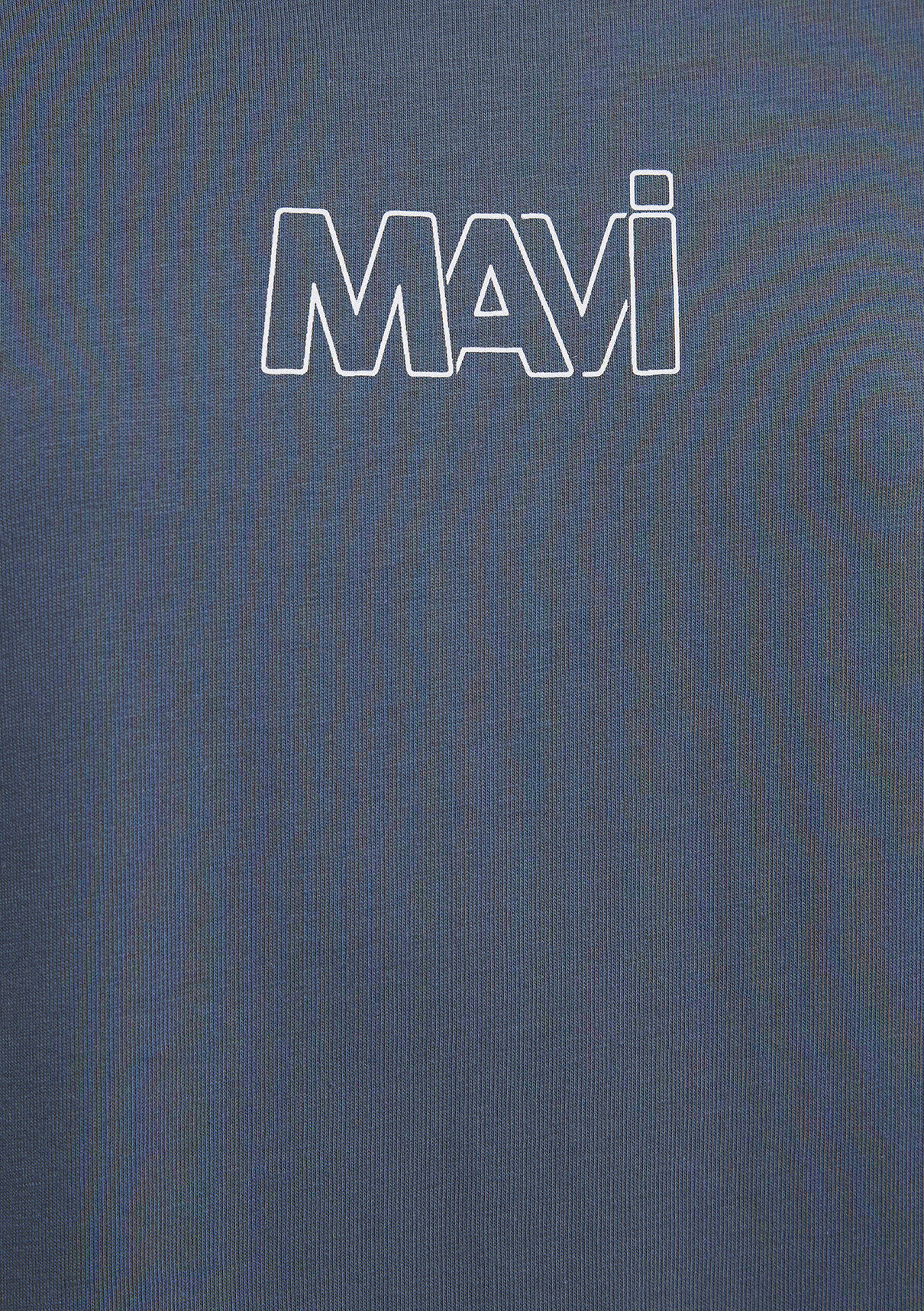 Mavi Logo Baskılı Lacivert Tişört görsel 8
