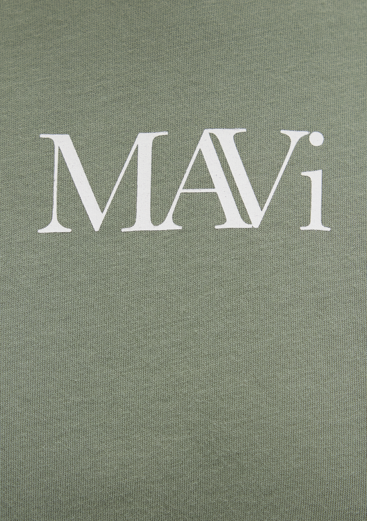Mavi Logo Baskılı Yeşil Tişört görsel 7