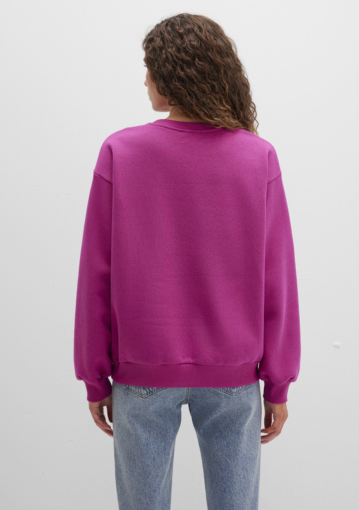 Mavi Logo Baskılı Pembe Sweatshirt görsel 5
