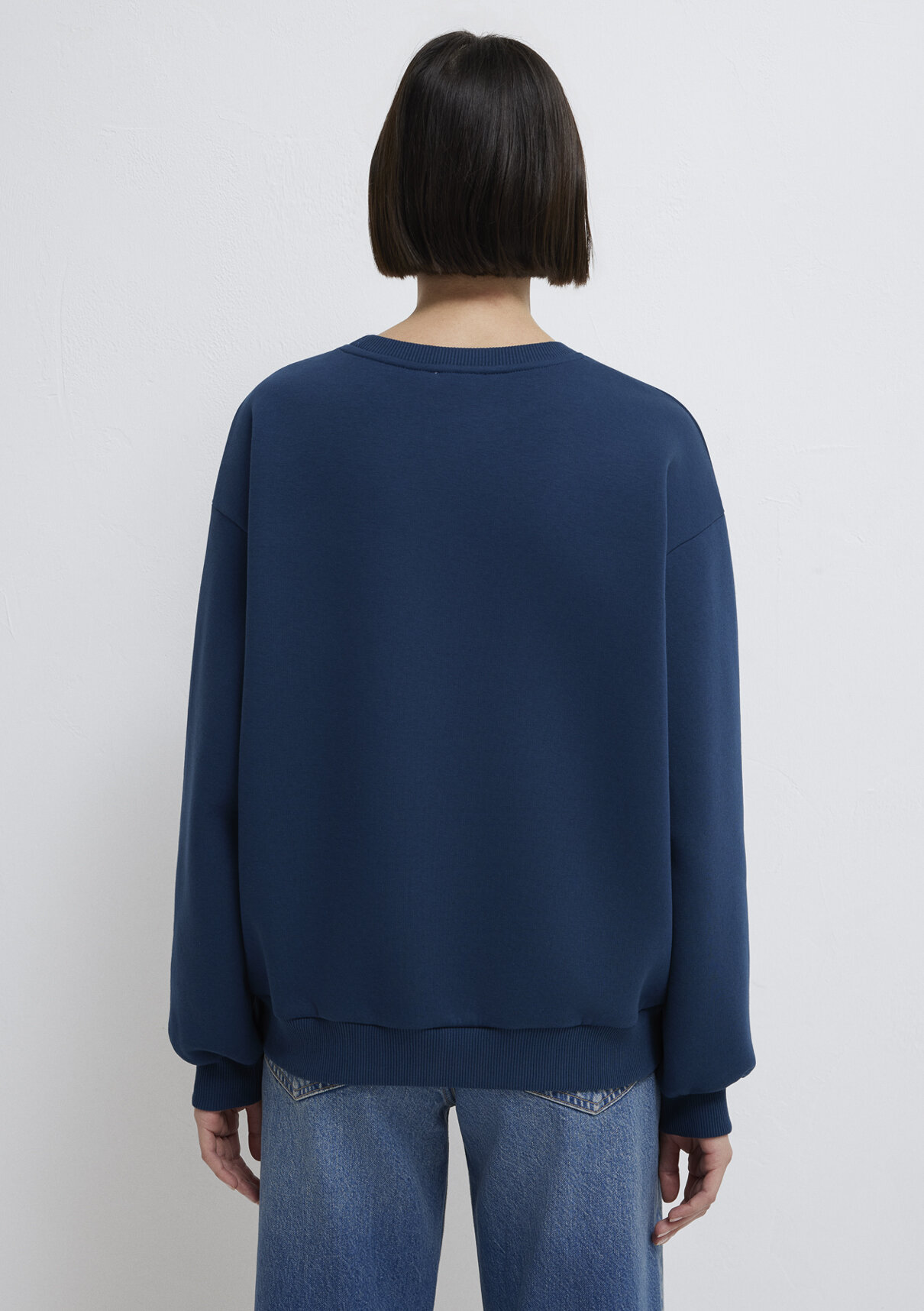 Mavi Logo Baskılı Lacivert Sweatshirt görsel 6