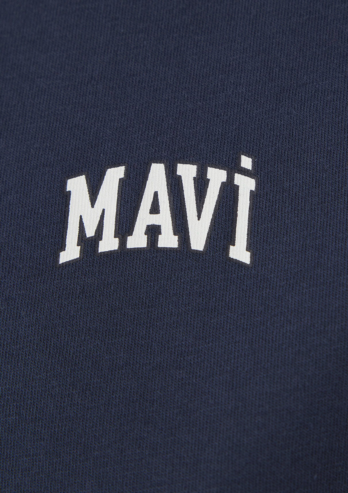 Mavi Logo Baskılı Lacivert Tişört görsel 7