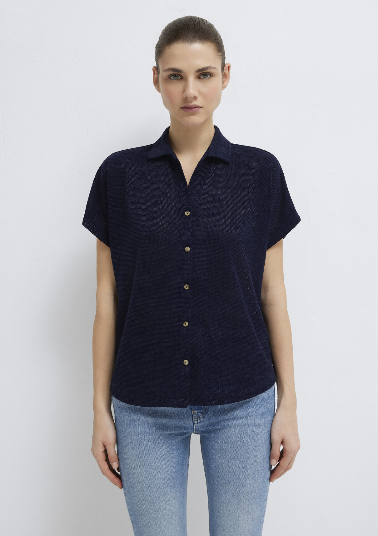 Mavi Soft Premium Lacivert Polo Tişört görsel 3