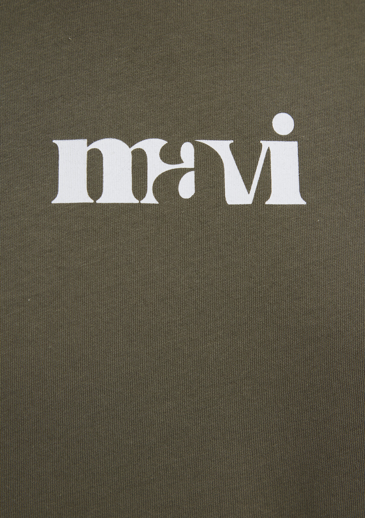 Mavi Logo Baskılı Yeşil Tişört görsel 8