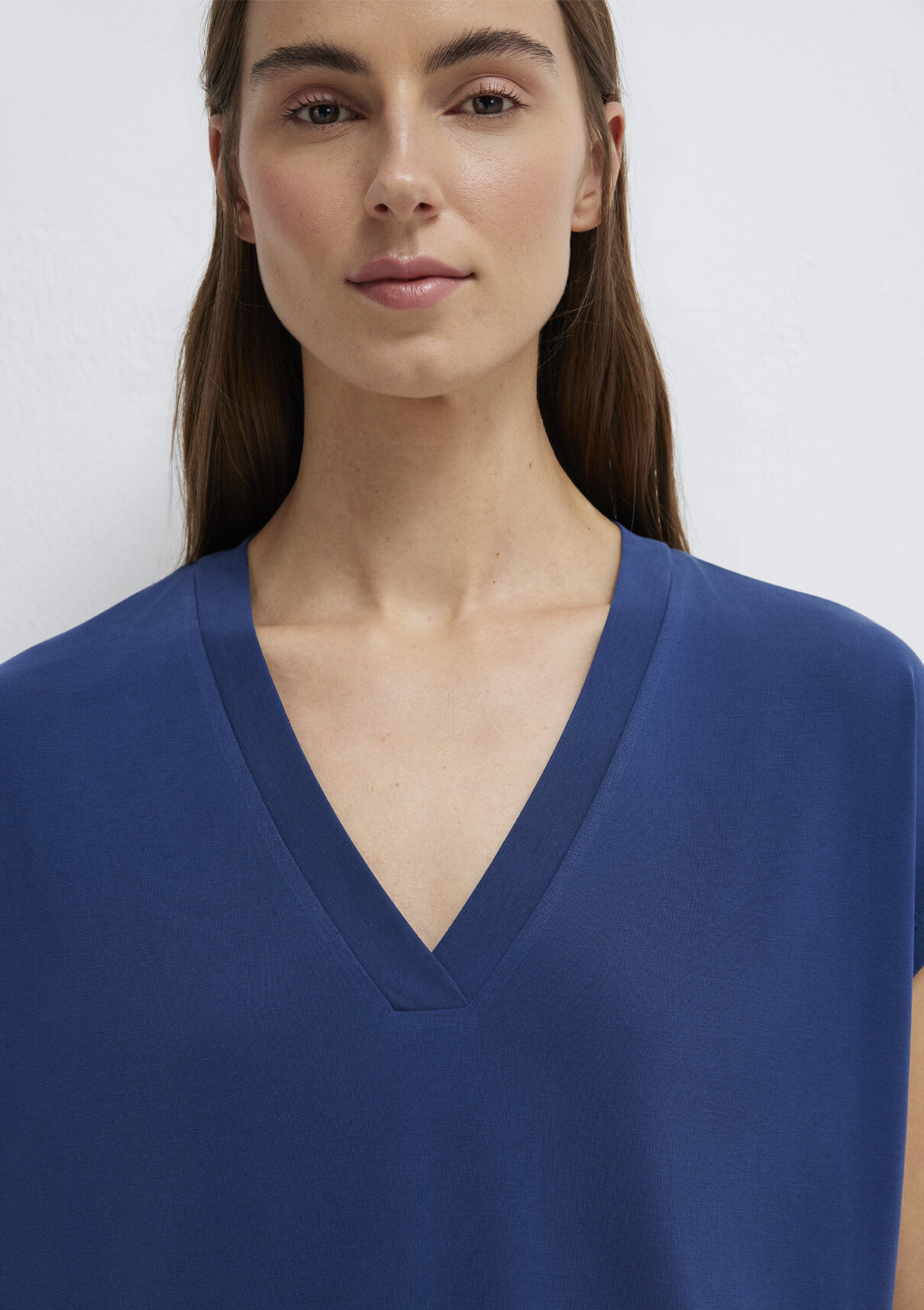 Mavi Soft-Premium Lacivert (TENCEL™) Modal Karışımlı V Yaka Tişört görsel 7