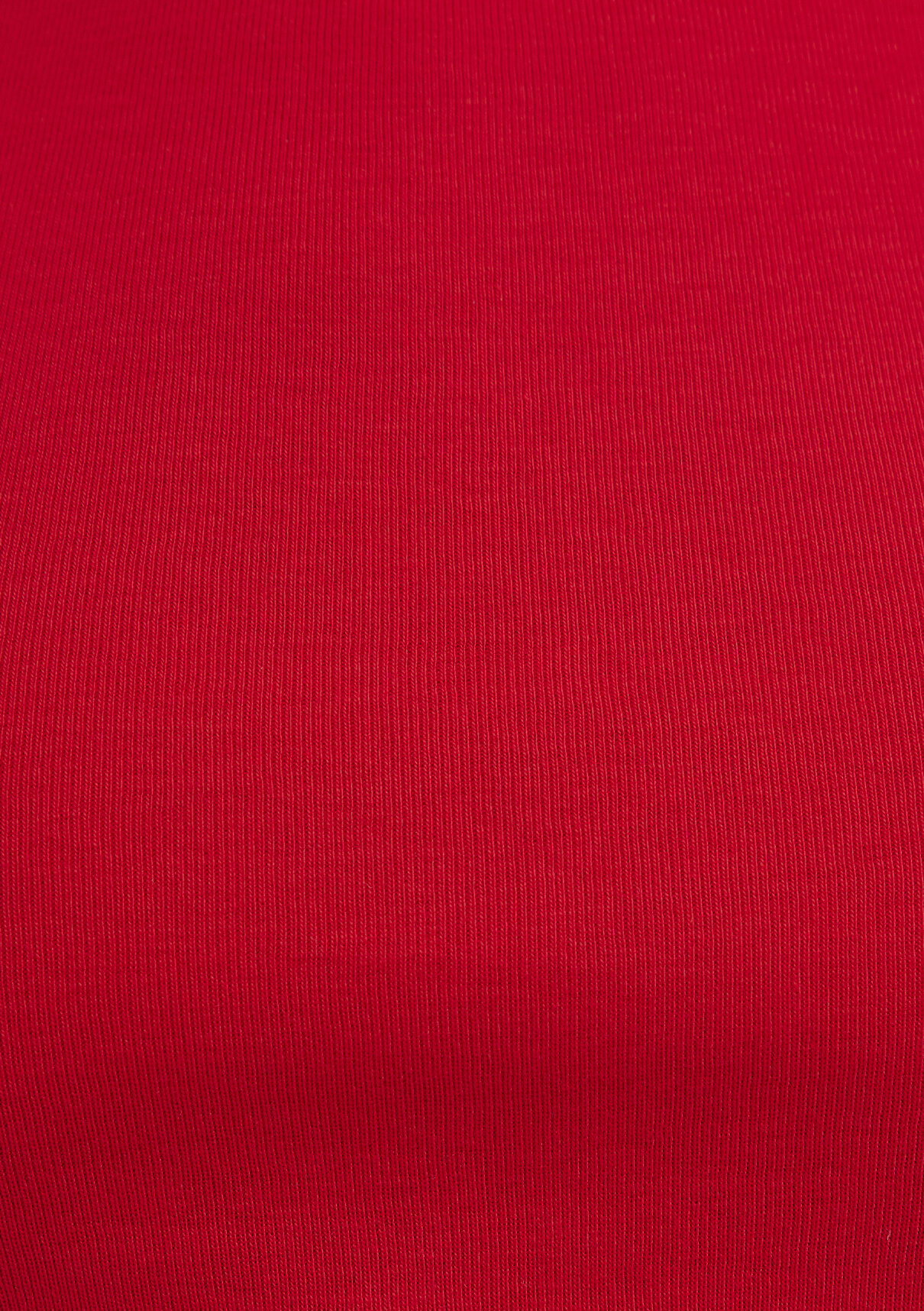 Mavi Kırmızı Basic Crop Tişört görsel 7