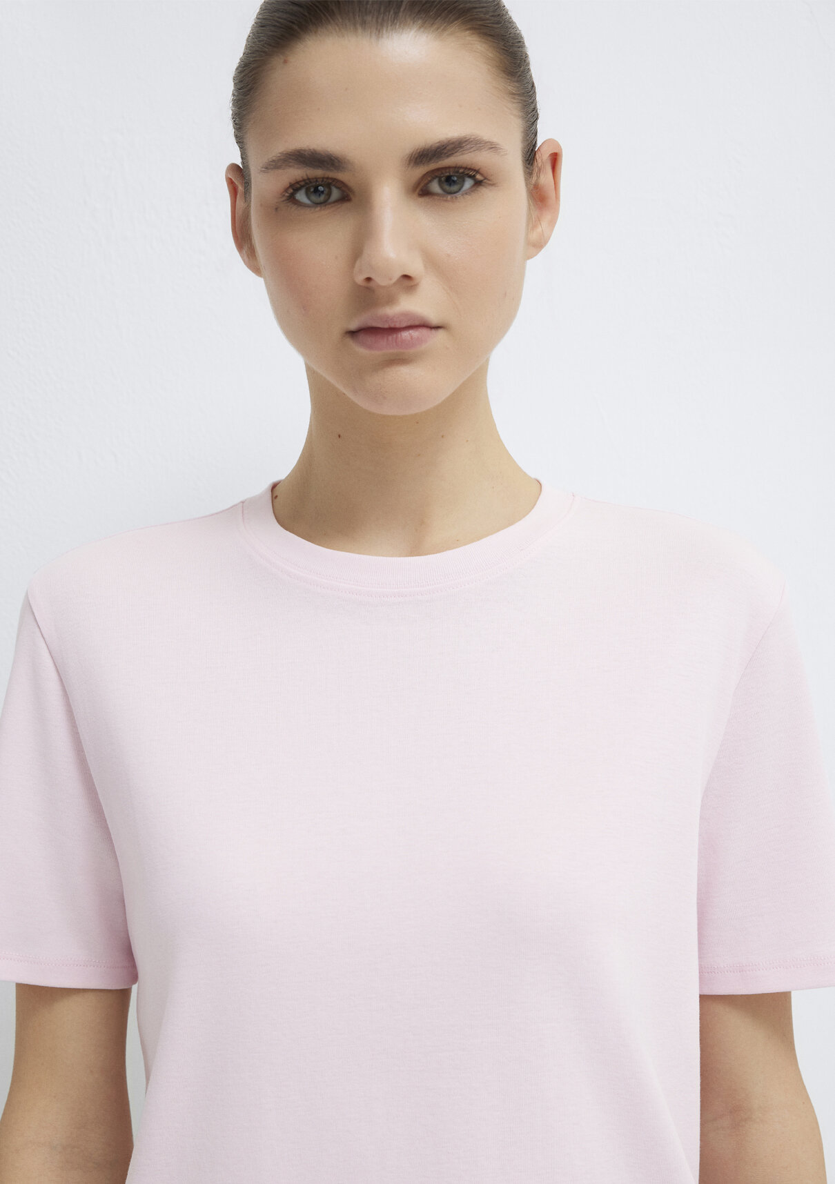 Mavi Pembe Basic Tişört görsel 6