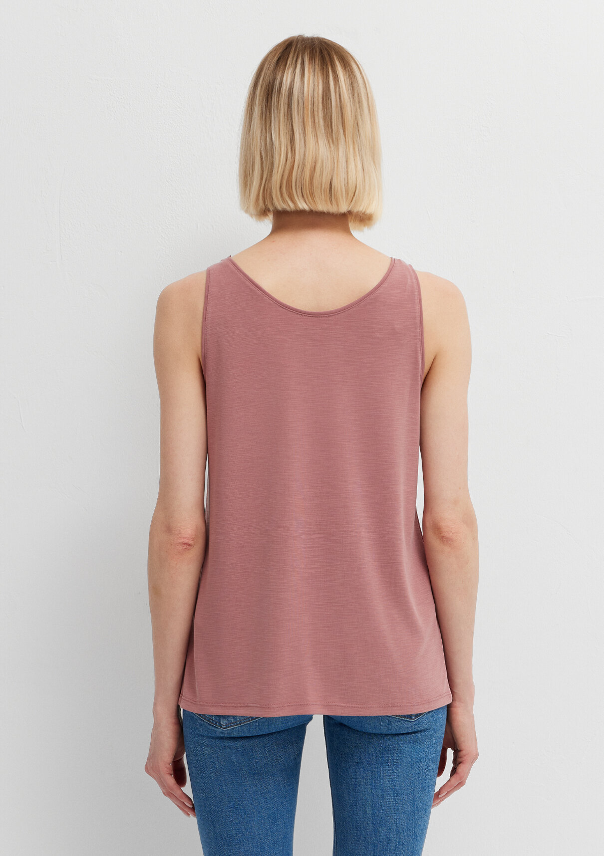 Mavi (Tencel TM) Modal Karışımlı Pembe Atlet görsel 6