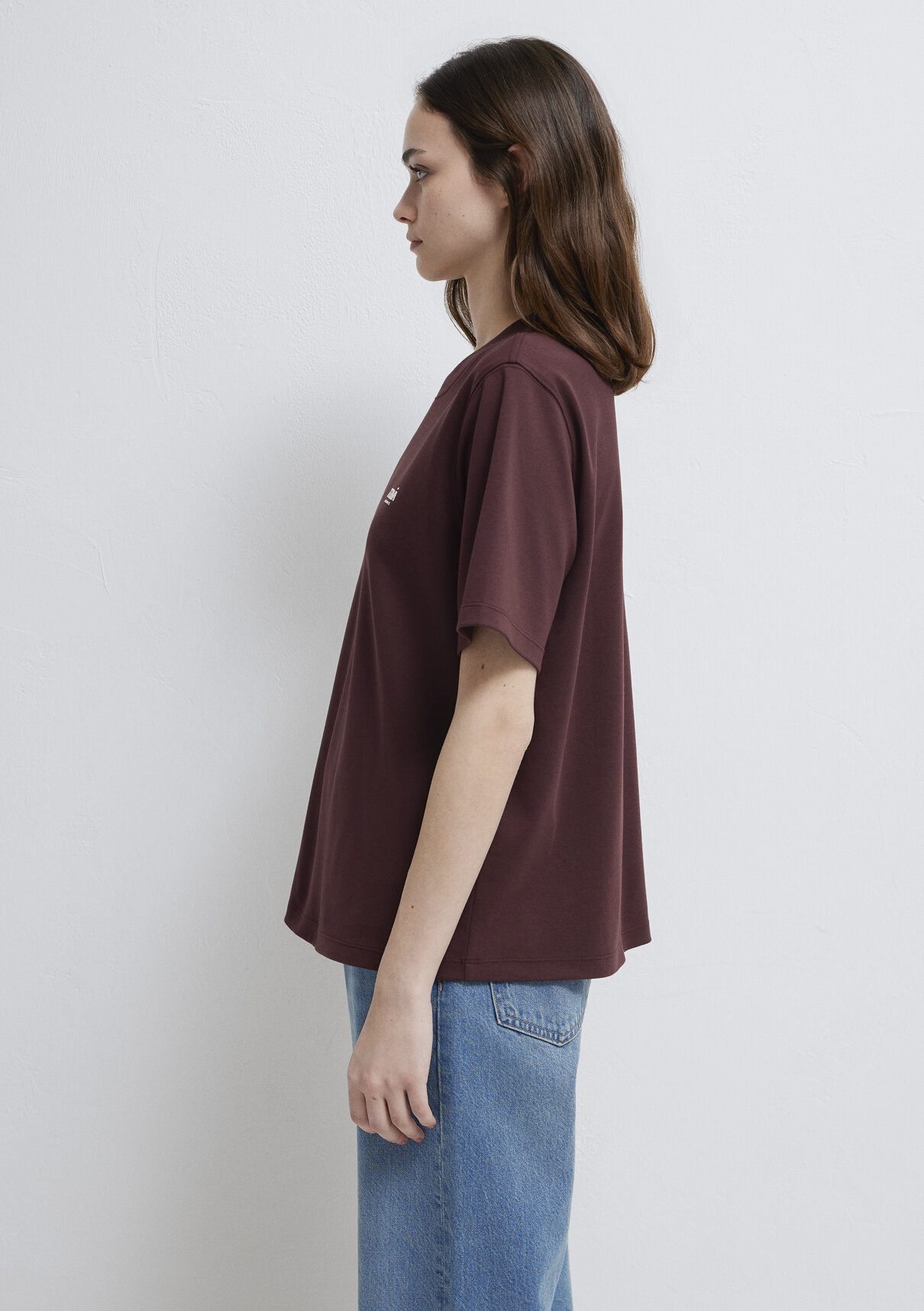 Mavi Jeans Baskılı Bordo Tişört görsel 4