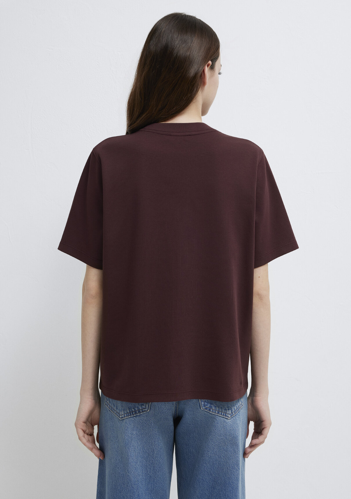 Mavi Jeans Baskılı Bordo Tişört görsel 5