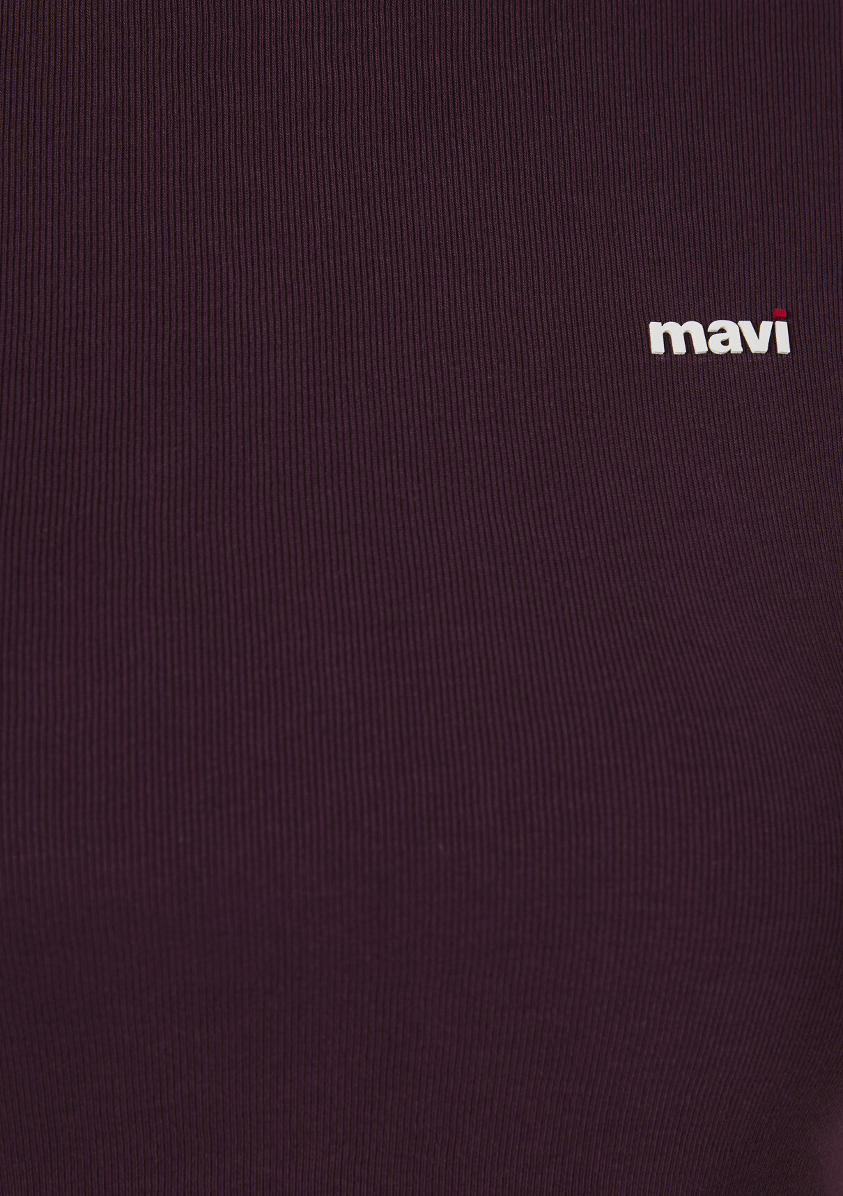 Mavi Logo Baskılı Mor Crop Tişört görsel 7