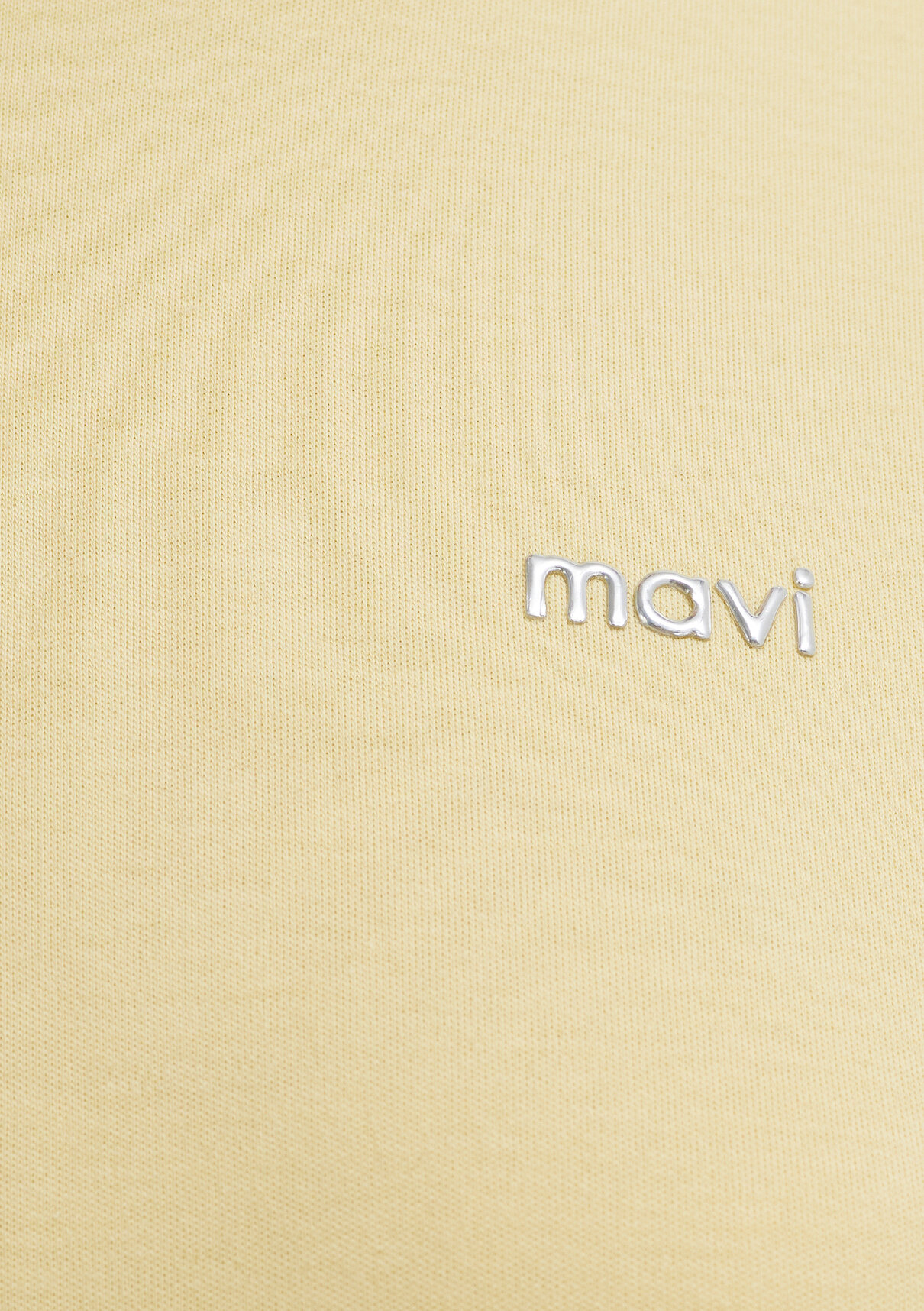 Mavi Logo Baskılı Sarı Tişört görsel 8