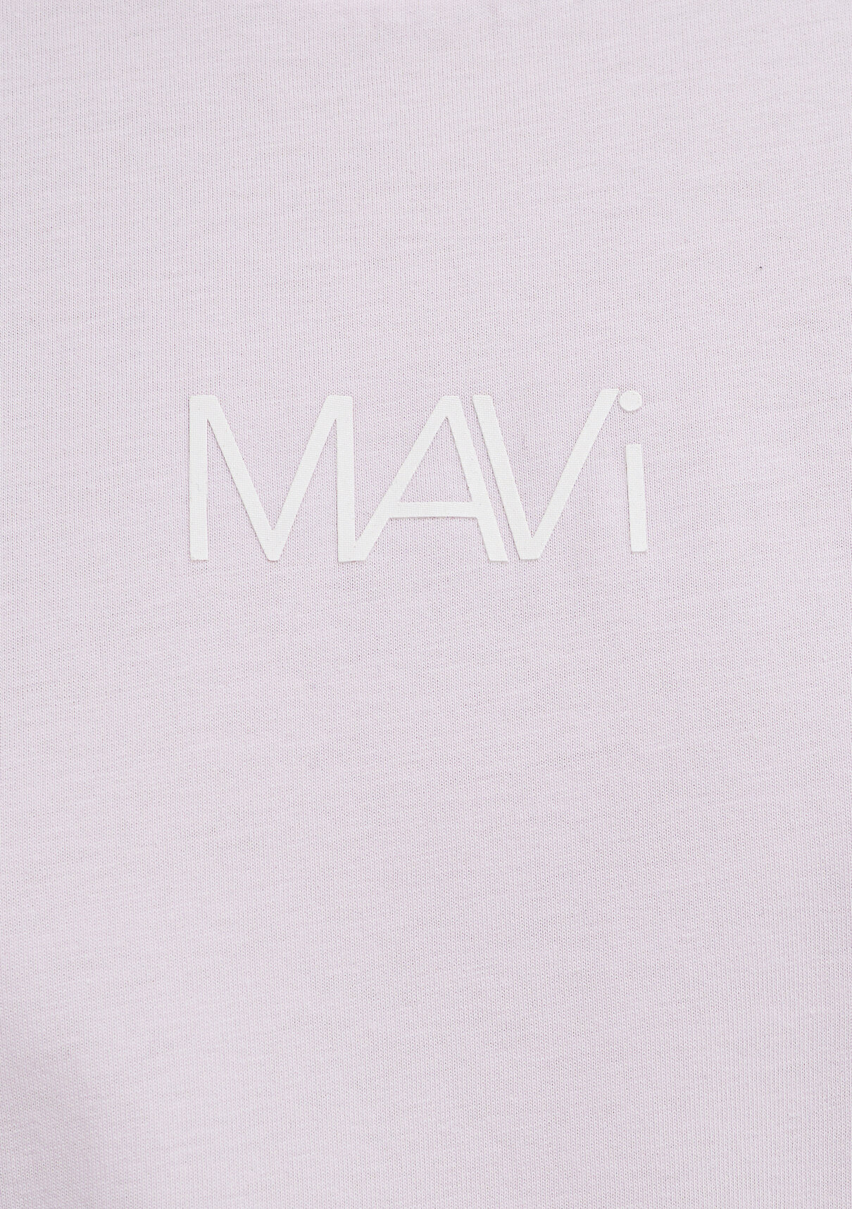 Mavi Logo Baskılı Pembe Tişört görsel 7