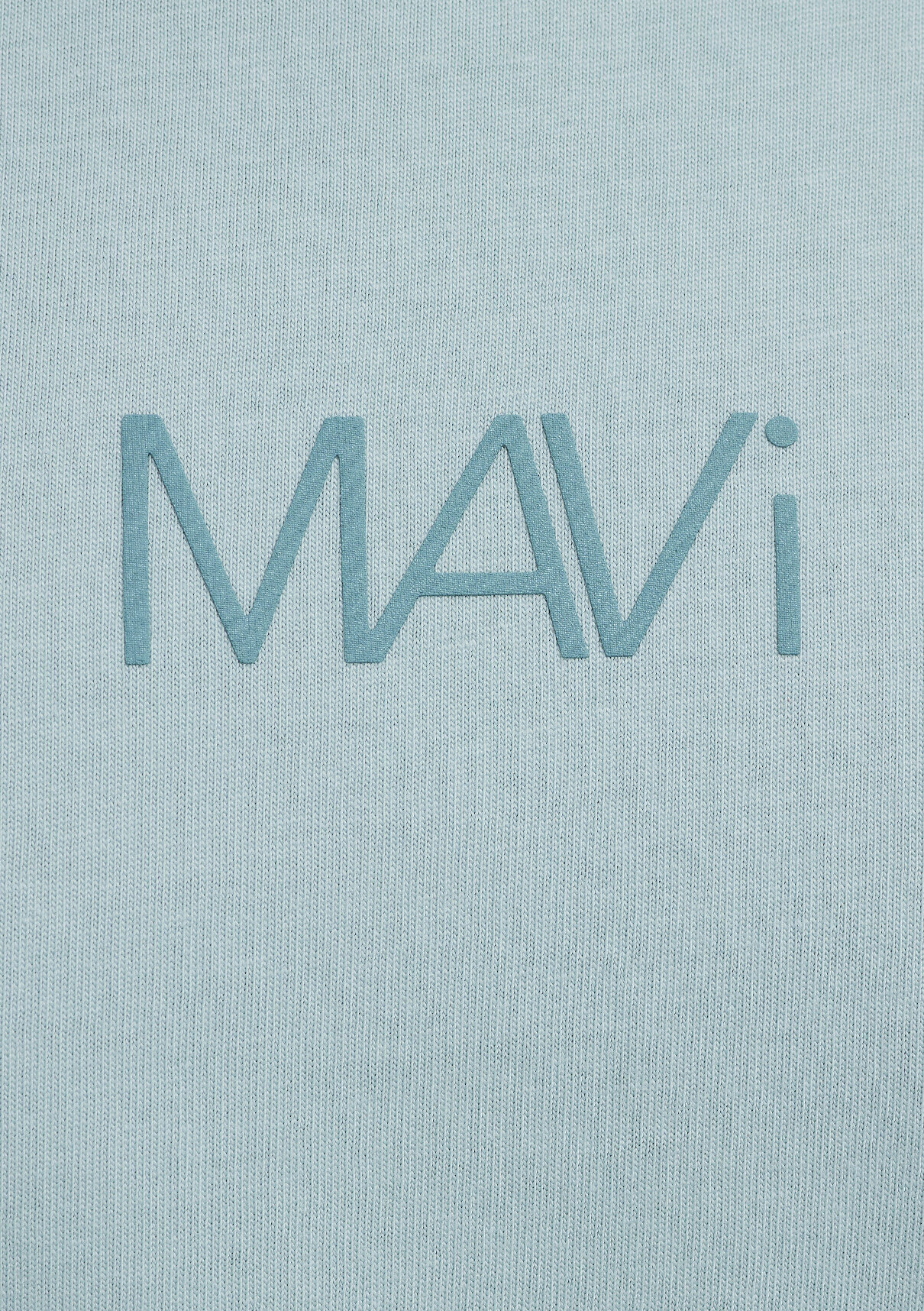 Mavi Logo Baskılı Yeşil Tişört görsel 8