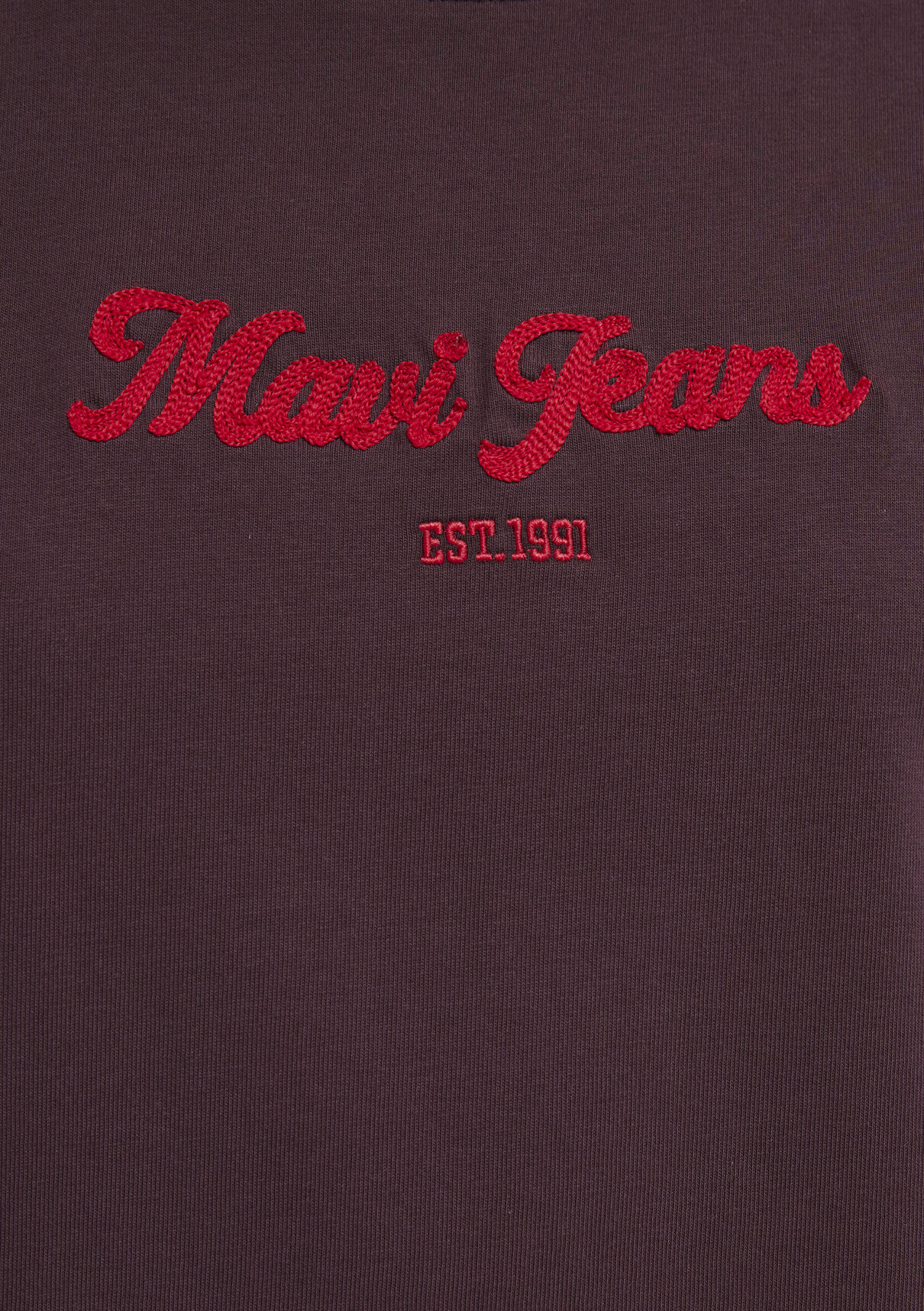 Mavi Jeans Baskılı Bordo Tişört görsel 7
