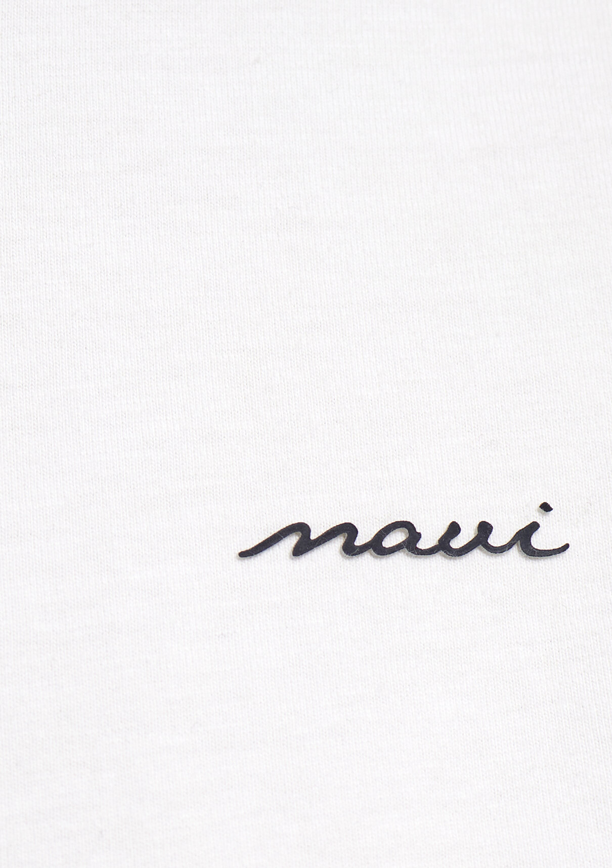 Mavi Logo Baskılı Ekru Tişört görsel 7