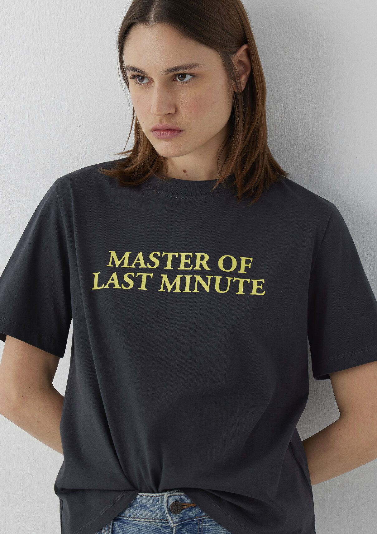 Mavi Master of Last Minute Baskılı Tişört