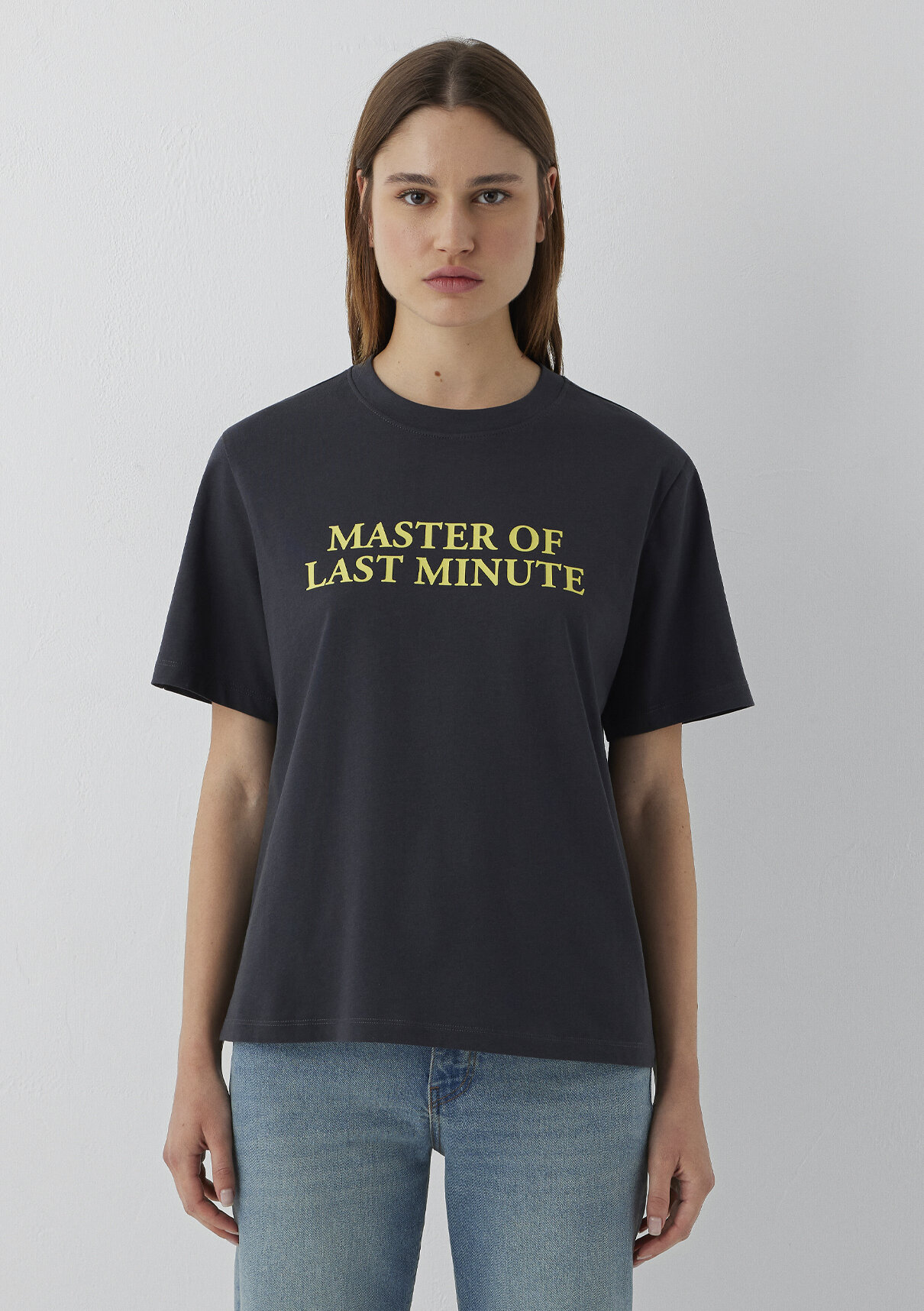 Mavi Master of Last Minute Baskılı Tişört görsel 3