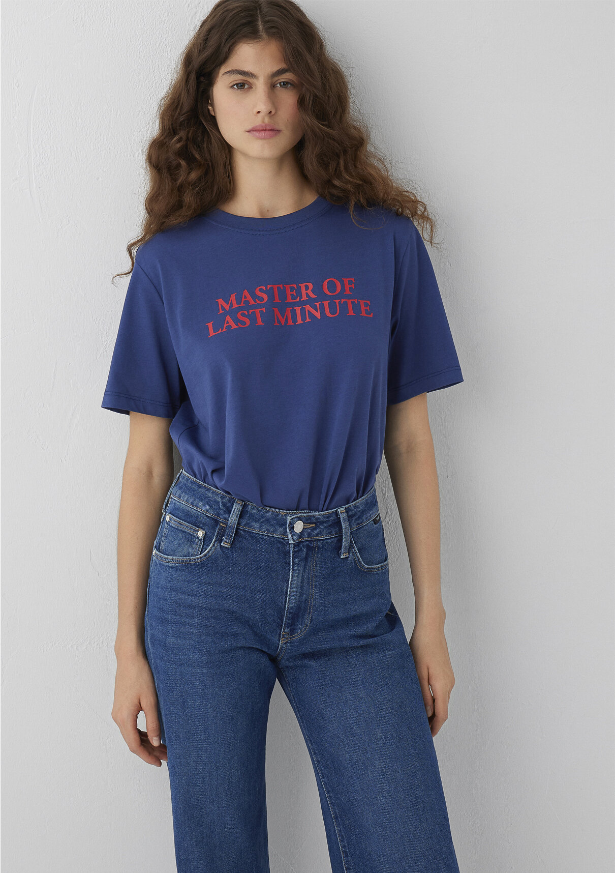 Mavi Master of Last Minute Baskılı Tişört