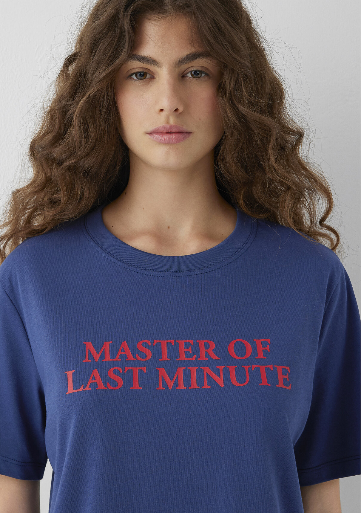 Mavi Master of Last Minute Baskılı Tişört görsel 7
