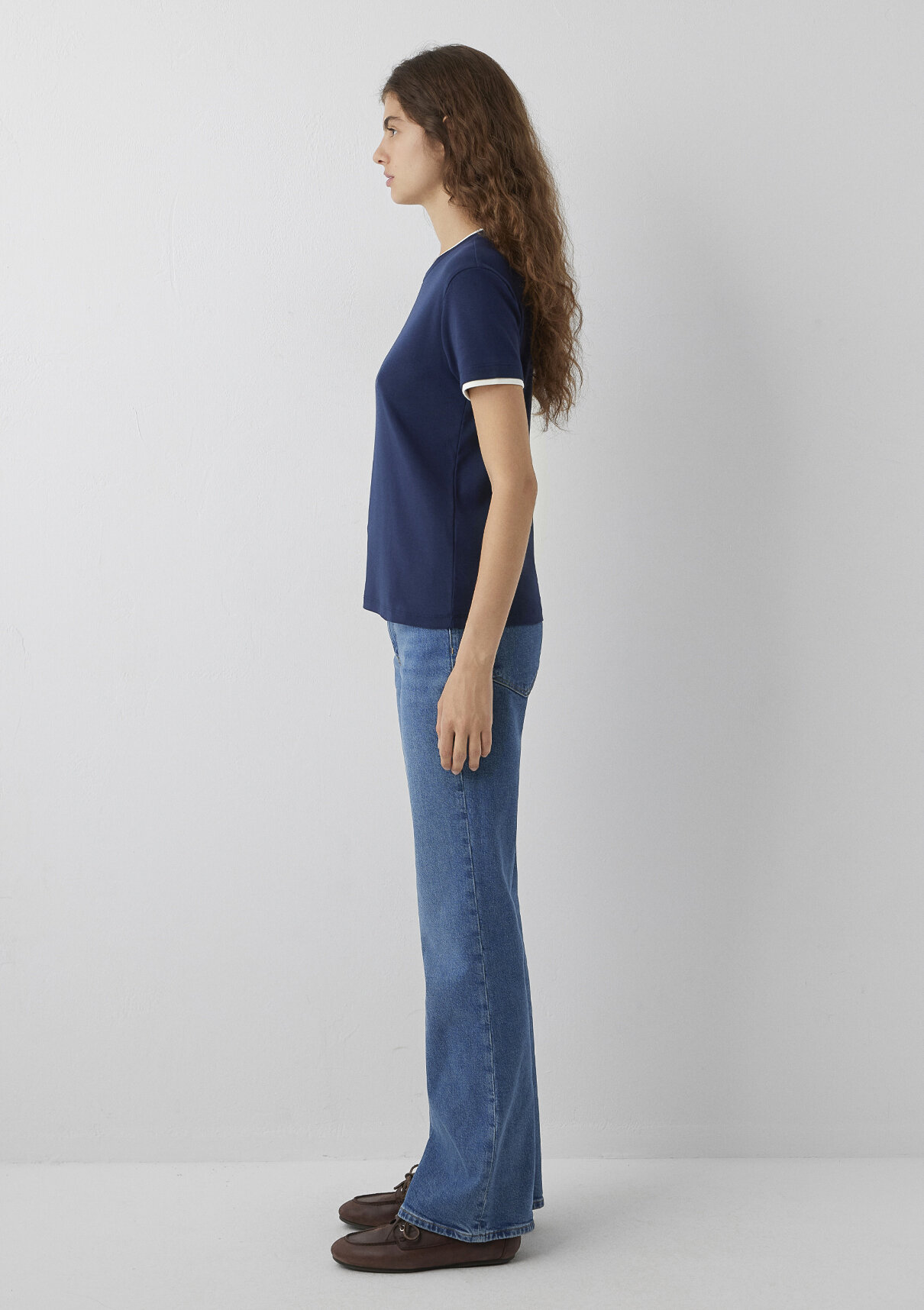 Mavi Jeans Baskılı Lacivert Tişört görsel 3