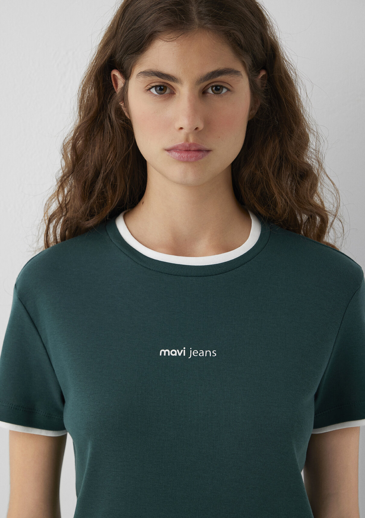 Mavi Jeans Baskılı Yeşil Tişört görsel 6
