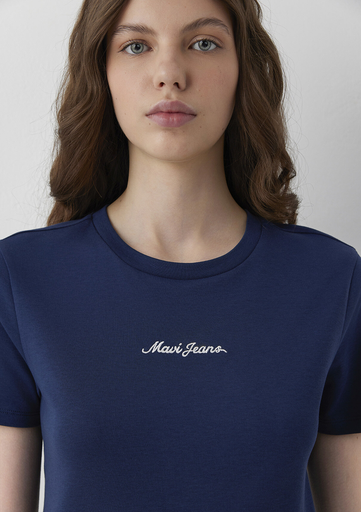 Mavi Jeans Nakışlı Lacivert Tişört görsel 6