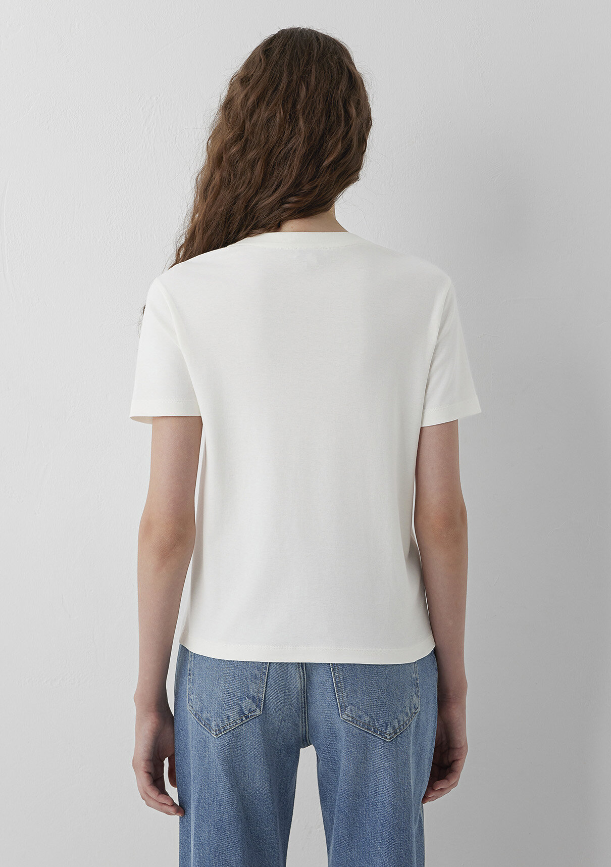 Mavi Jeans Nakışlı Ekru Tişört görsel 5