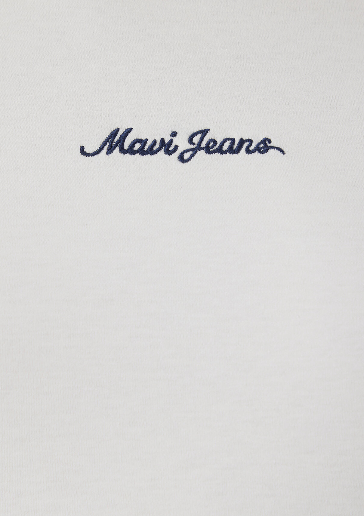 Mavi Jeans Nakışlı Ekru Tişört görsel 7