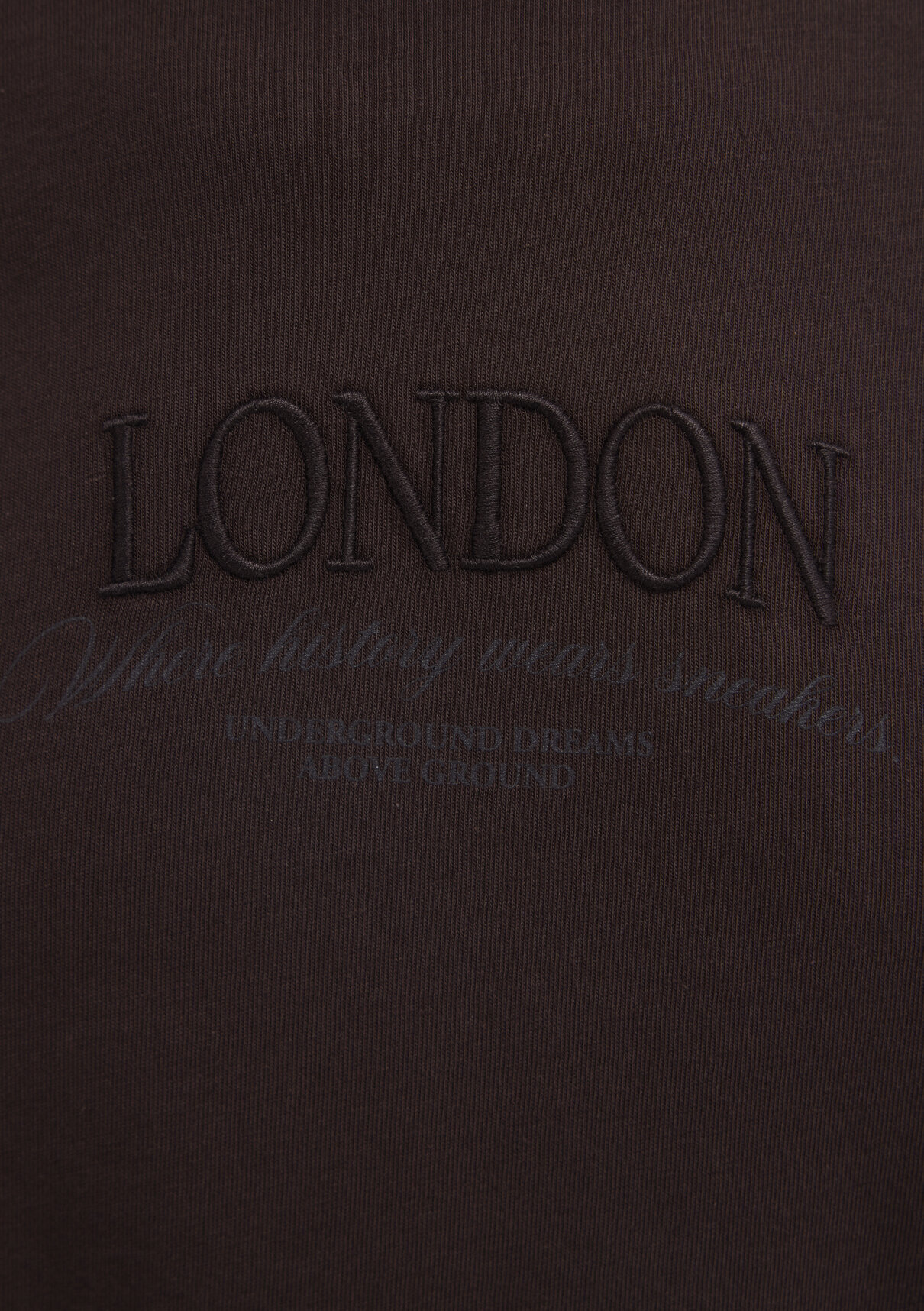 Mavi London Baskılı Kahverengi Tişört görsel 7