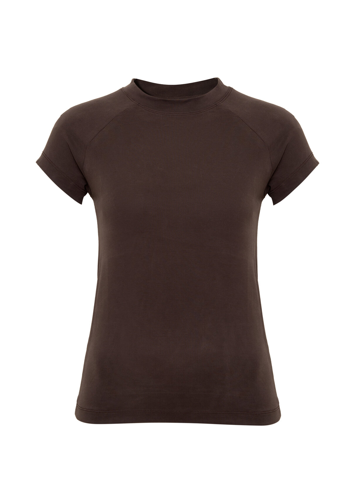 Mavi Sporty Lux (Tencel™) Modal Karışımlı Kahverengi Tişört görsel 6