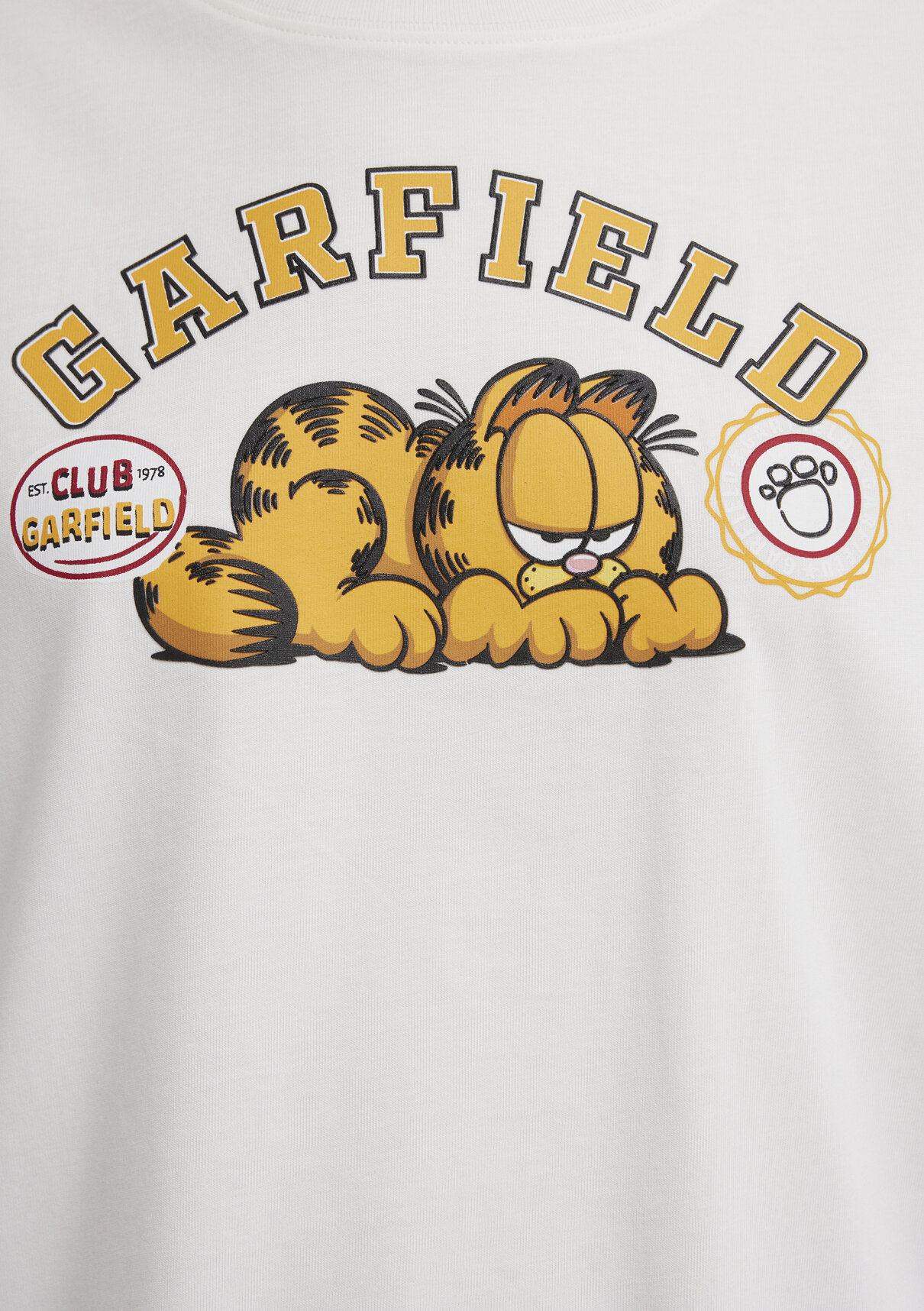 Mavi Garfield Basklı Ekru Tişört görsel 8