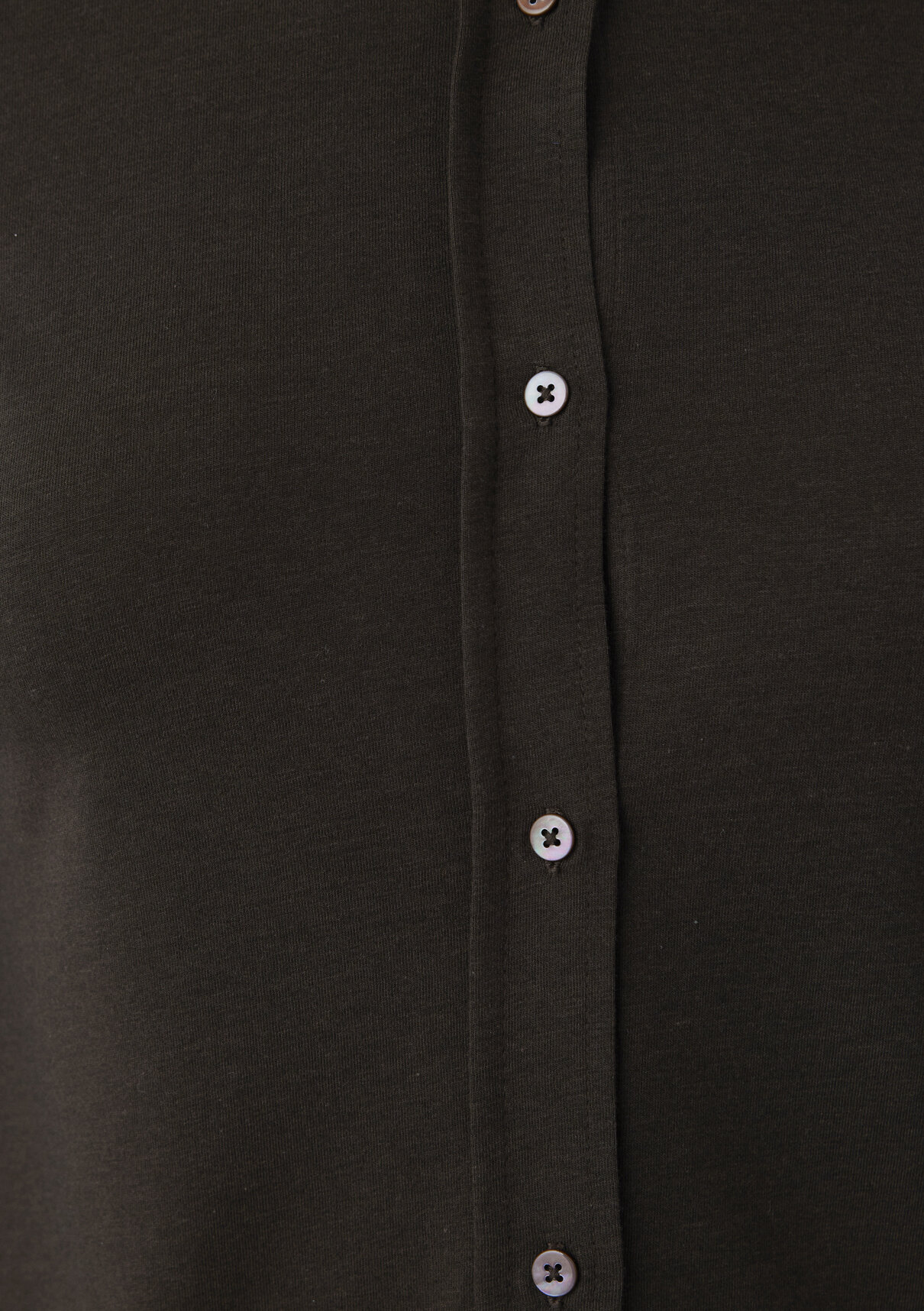 Mavi (Tencel™) Lyocell Karışımlı Kahverengi Örme Gömlek görsel 7