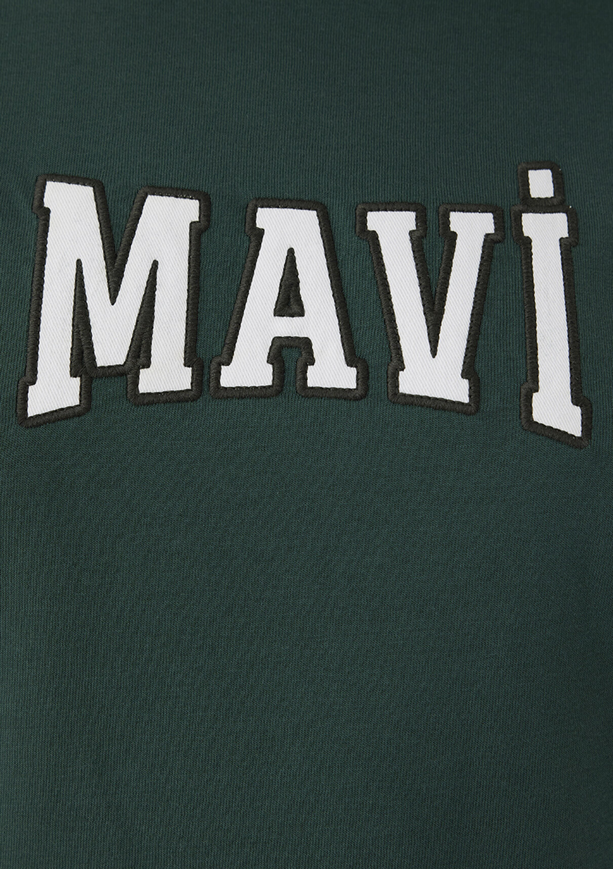 Mavi Logo Baskılı Yeşil Tişört görsel 7