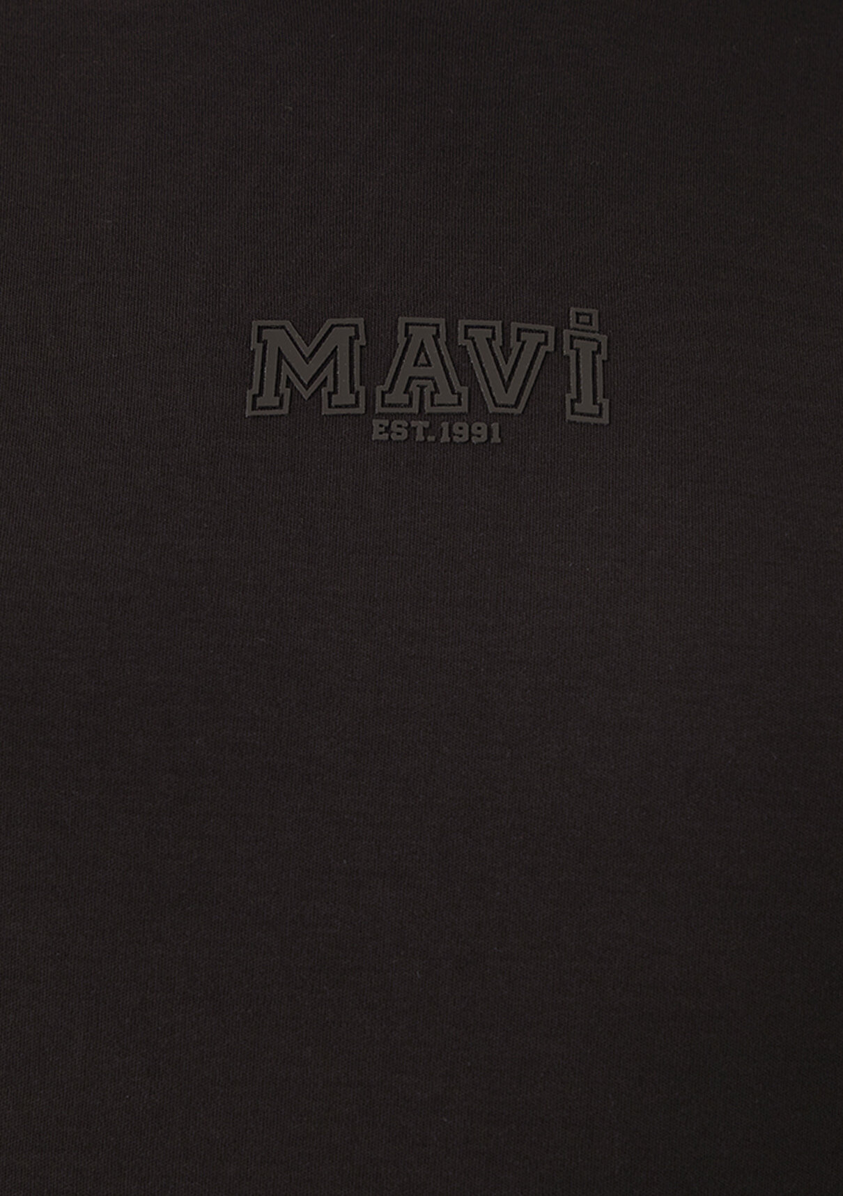 Mavi Logo Baskılı Kahverengi Tişört görsel 7