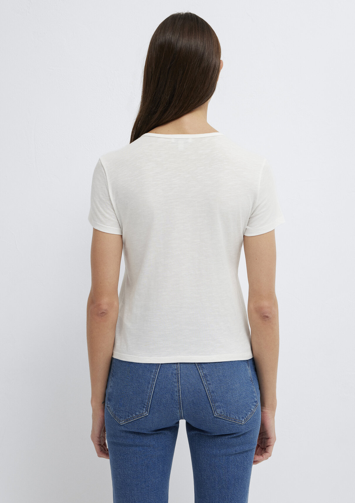 Mavi Jeans Baskılı Ekru Tişört görsel 6