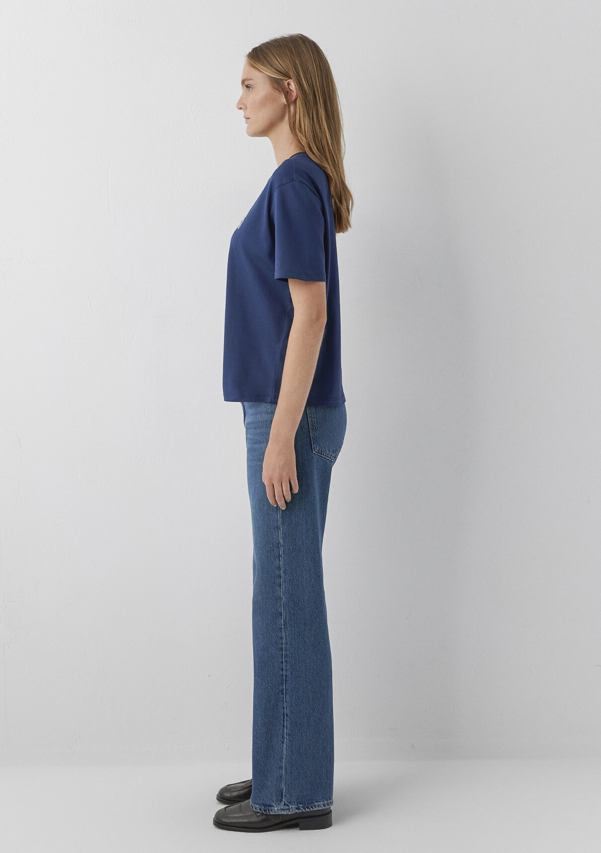 Mavi Jeans Baskılı Lacivert Tişört görsel 4