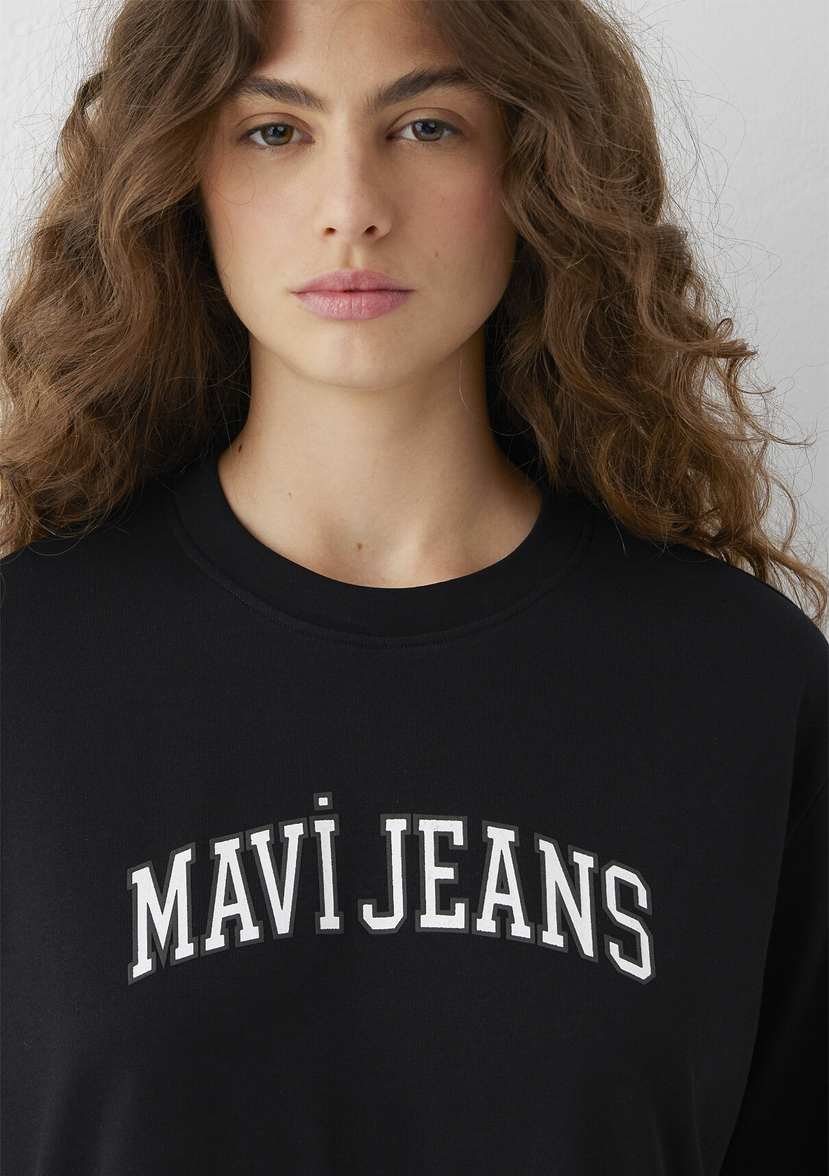Mavi Jeans Baskılı Siyah Tişört görsel 6