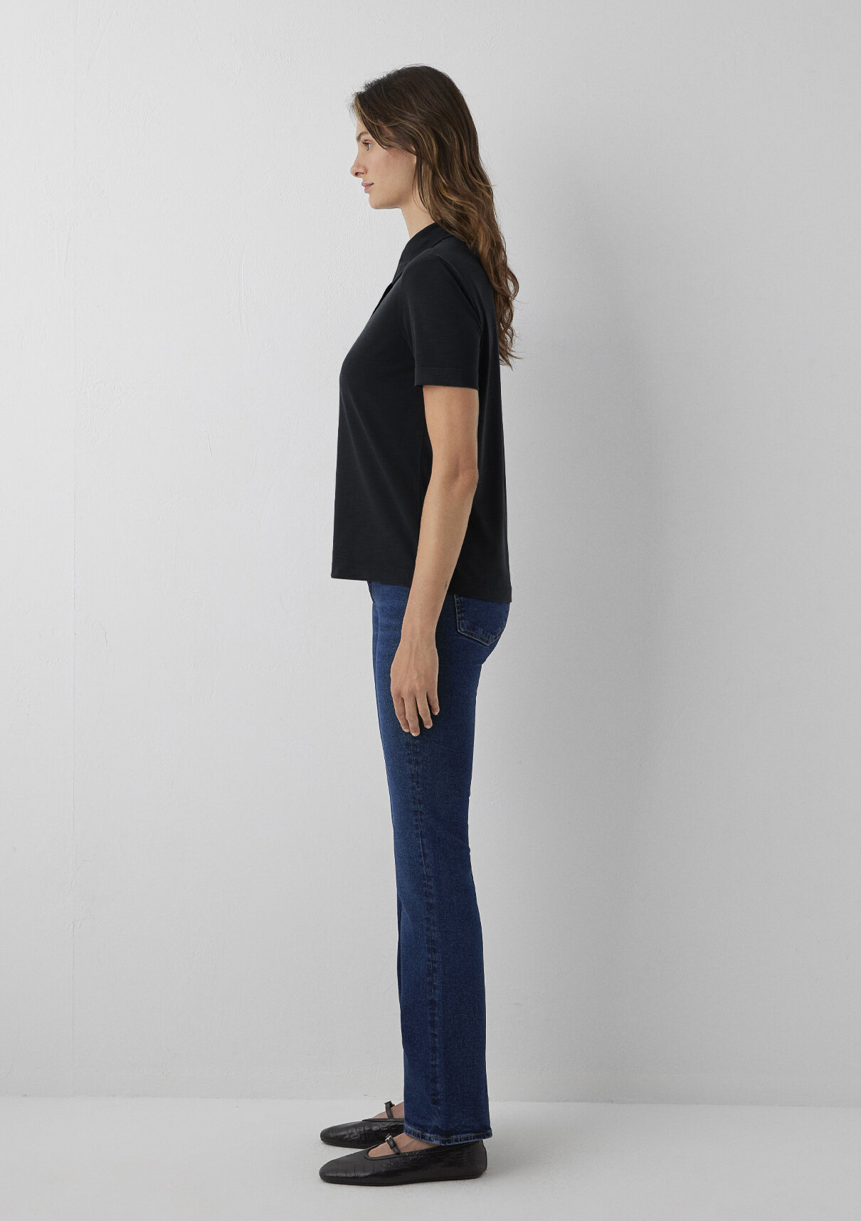 Mavi (Tencel™) Modal Karışımlı Antrasit Örme Gömlek görsel 4