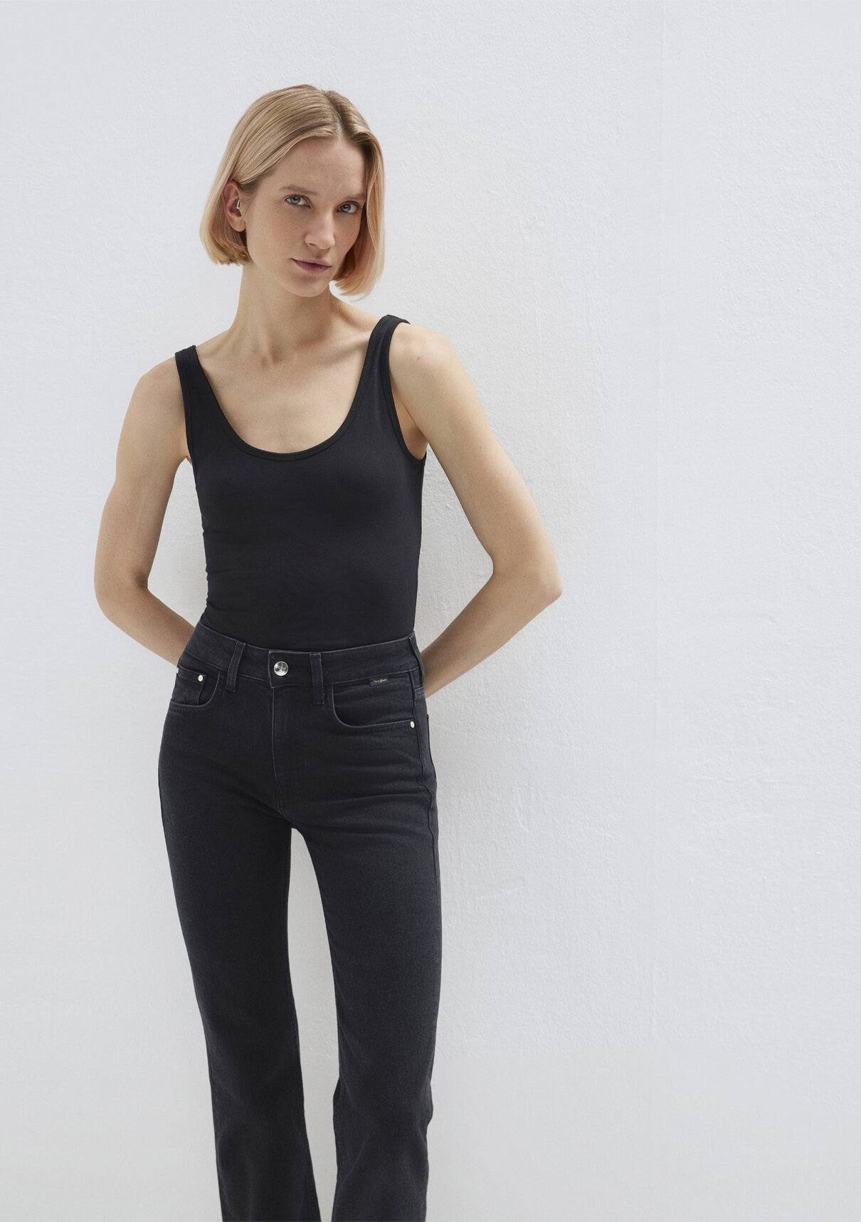 Mavi Siyah Basic Stretch Atlet