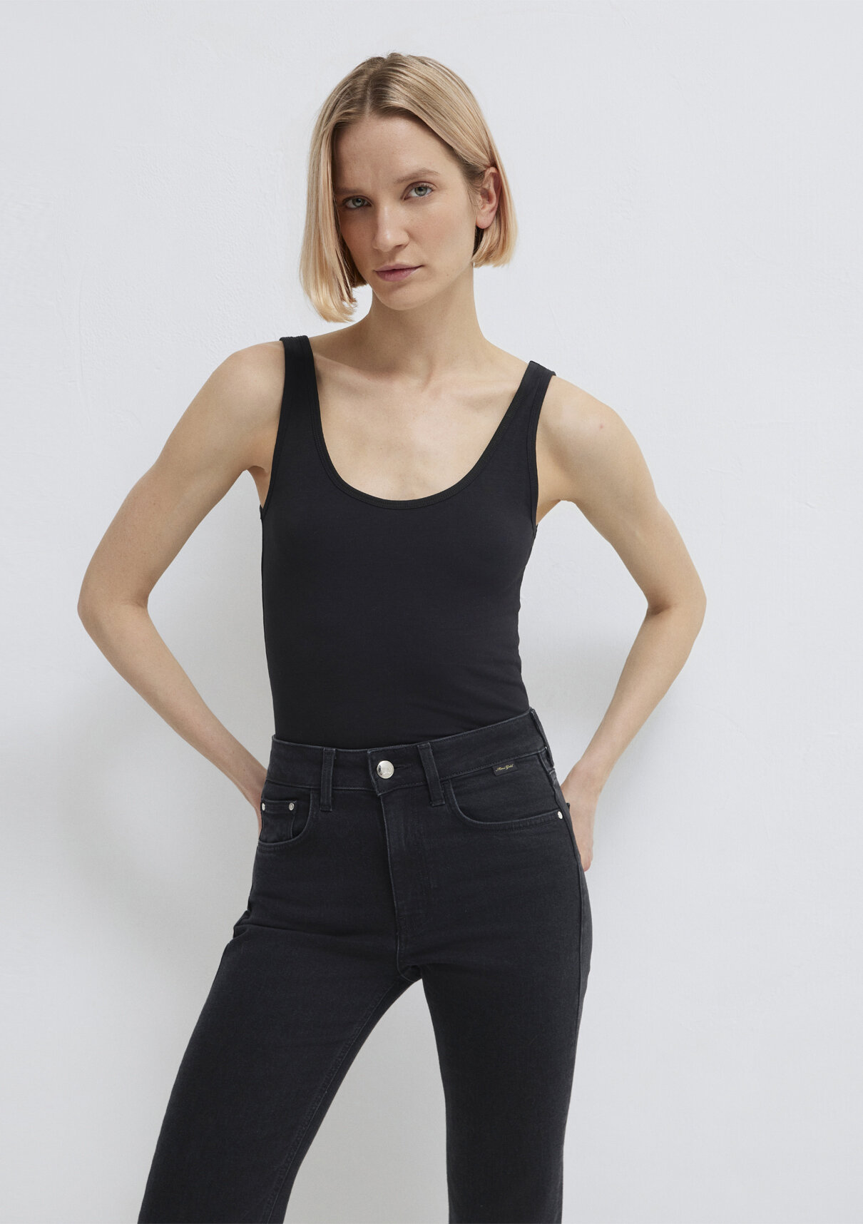 Mavi Siyah Basic Stretch Atlet görsel 2