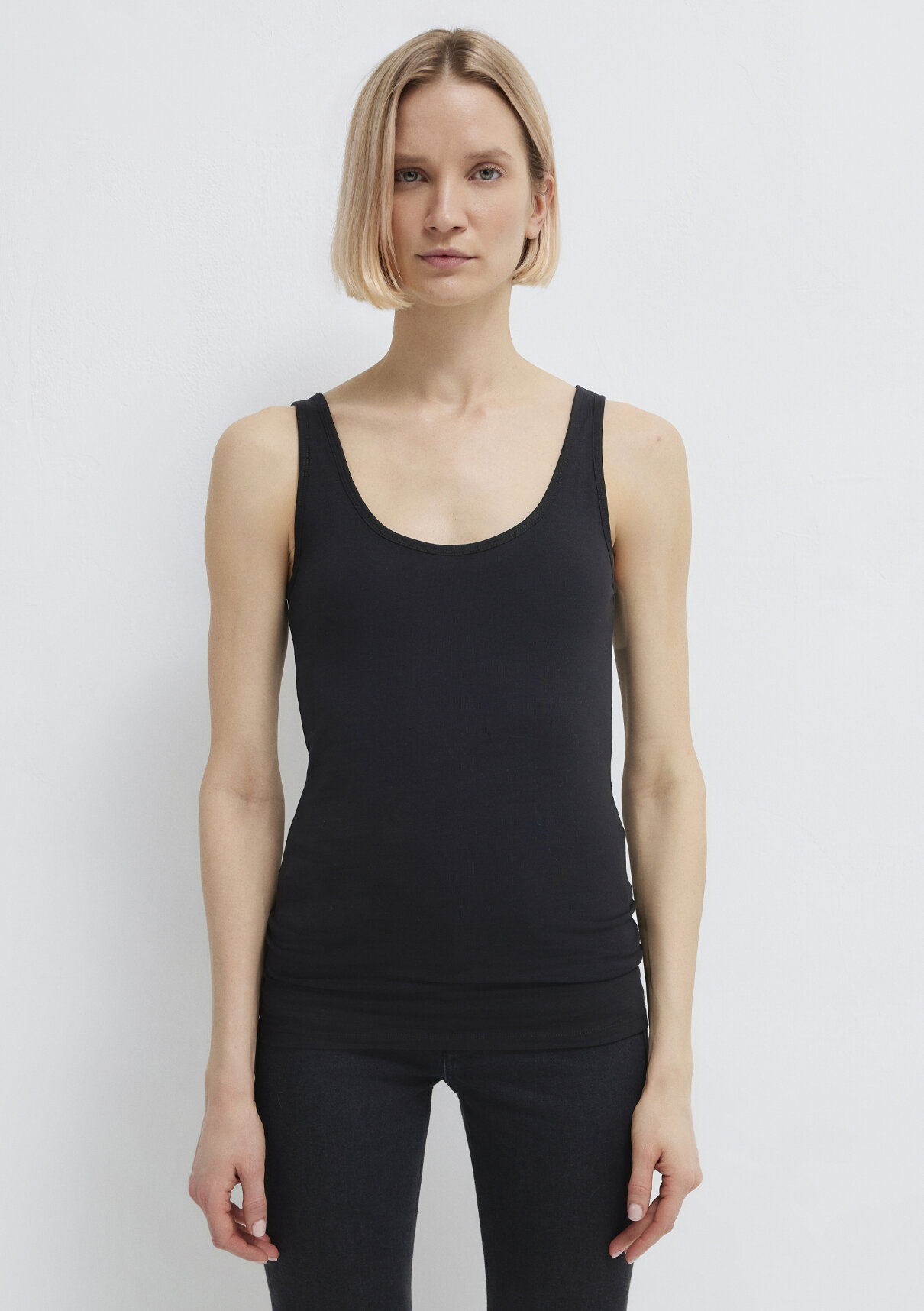 Mavi Siyah Basic Stretch Atlet görsel 4
