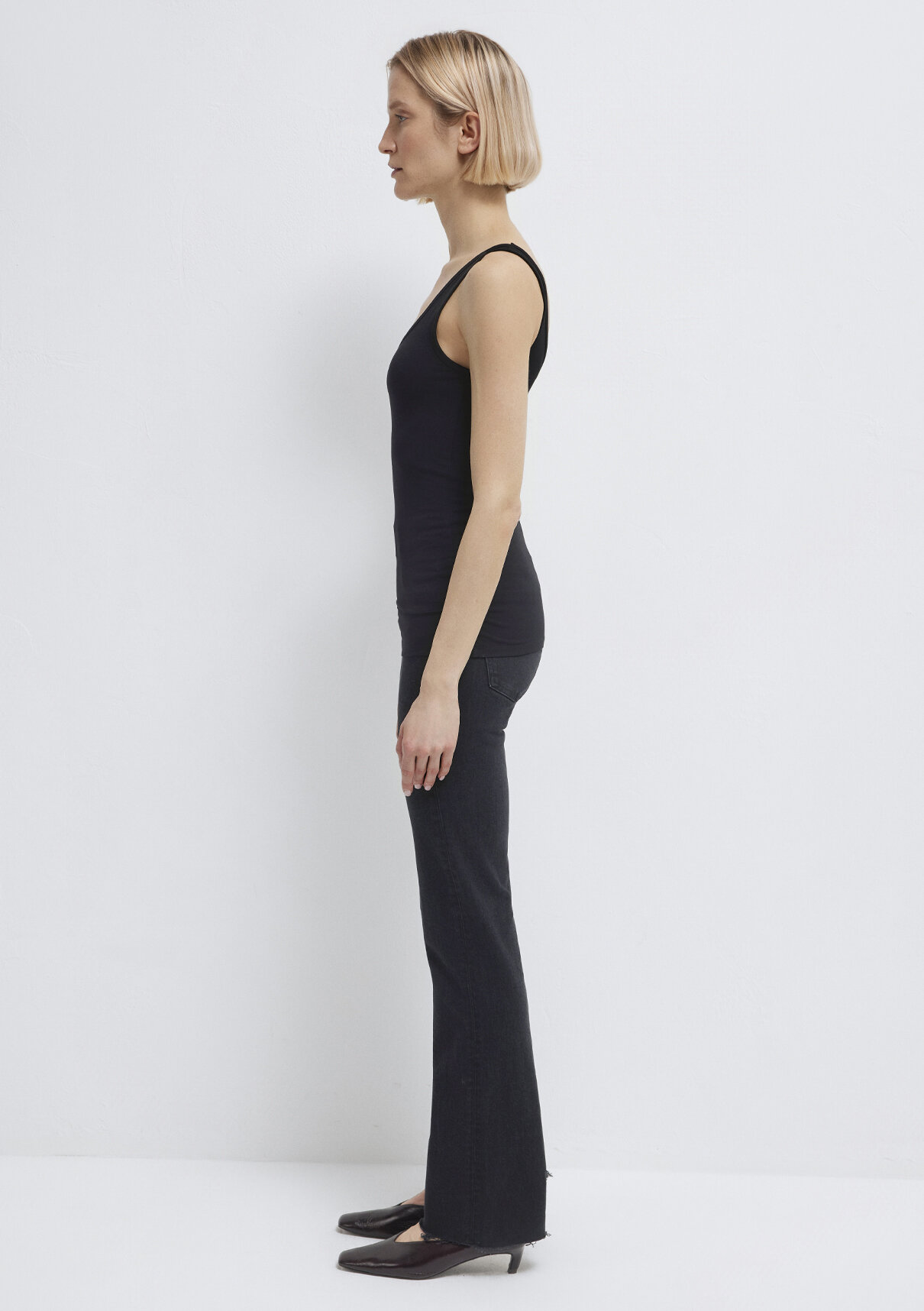 Mavi Siyah Basic Stretch Atlet görsel 5