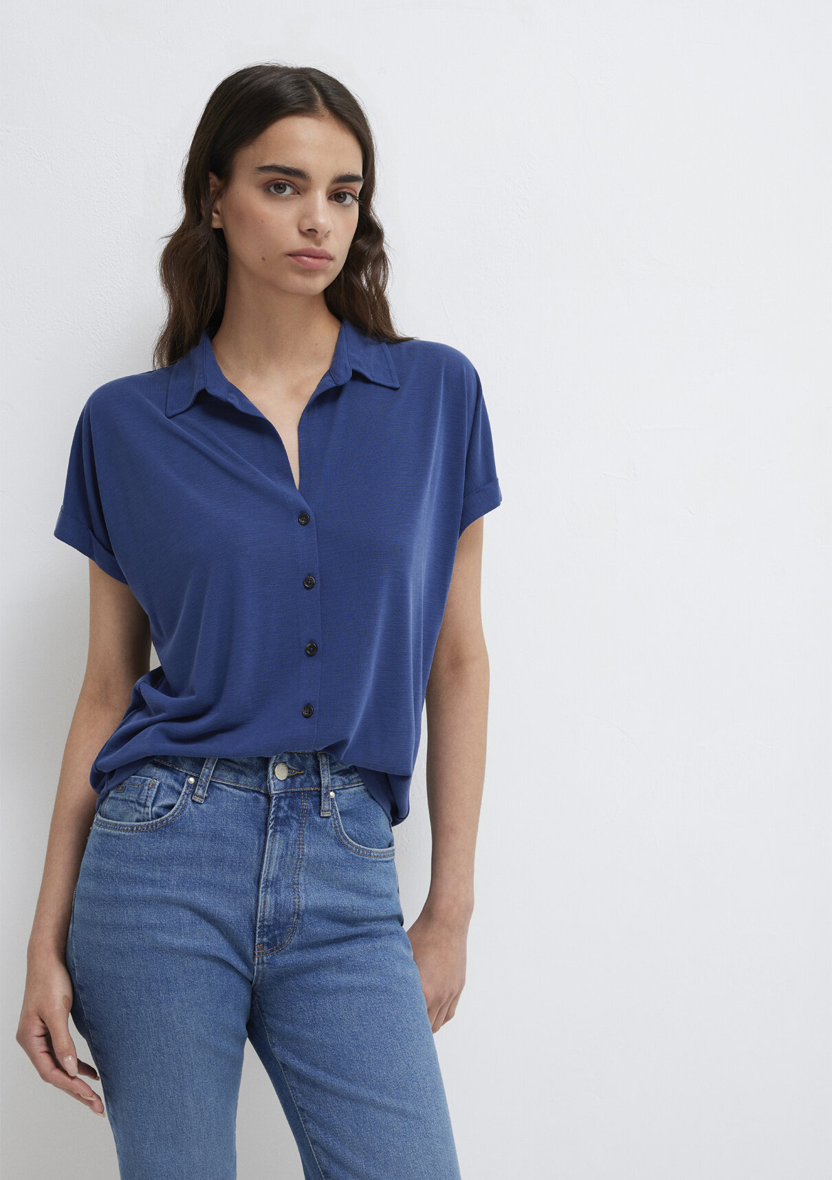 Mavi Soft-Premium Mavi (TENCEL™) Modal Karışımlı Gömlek görsel 2