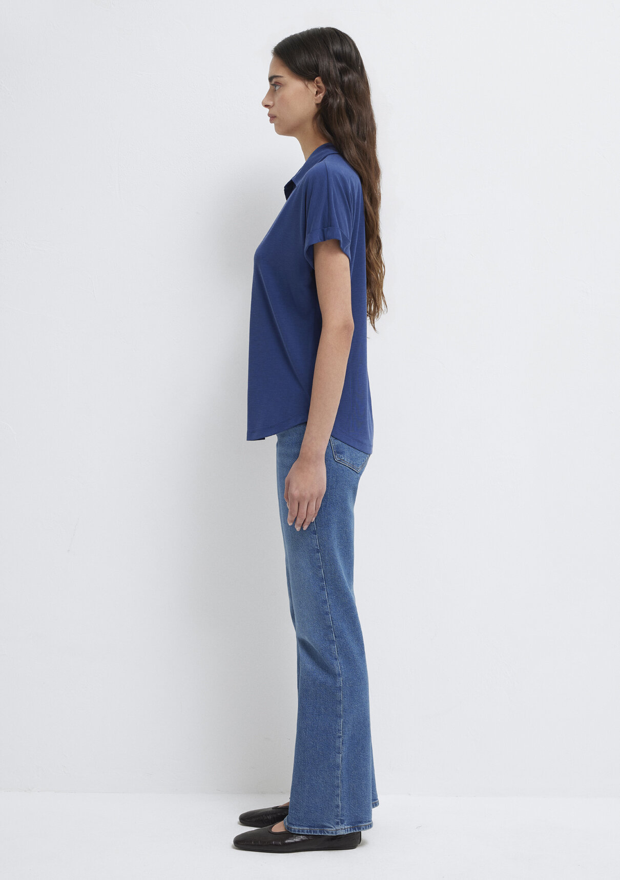 Mavi Soft-Premium Mavi (TENCEL™) Modal Karışımlı Gömlek görsel 4