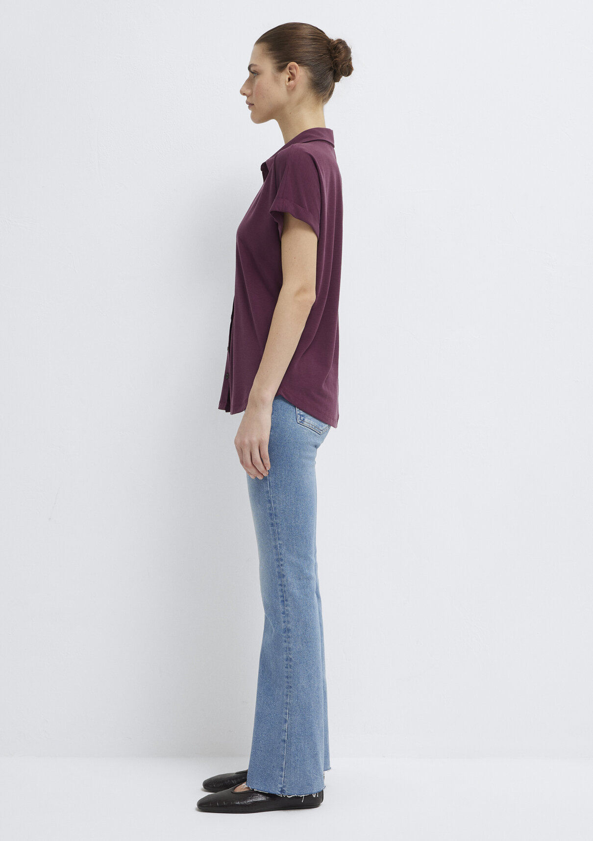 Mavi Soft-Premium Mor (TENCEL™) Modal Karışımlı Gömlek görsel 5