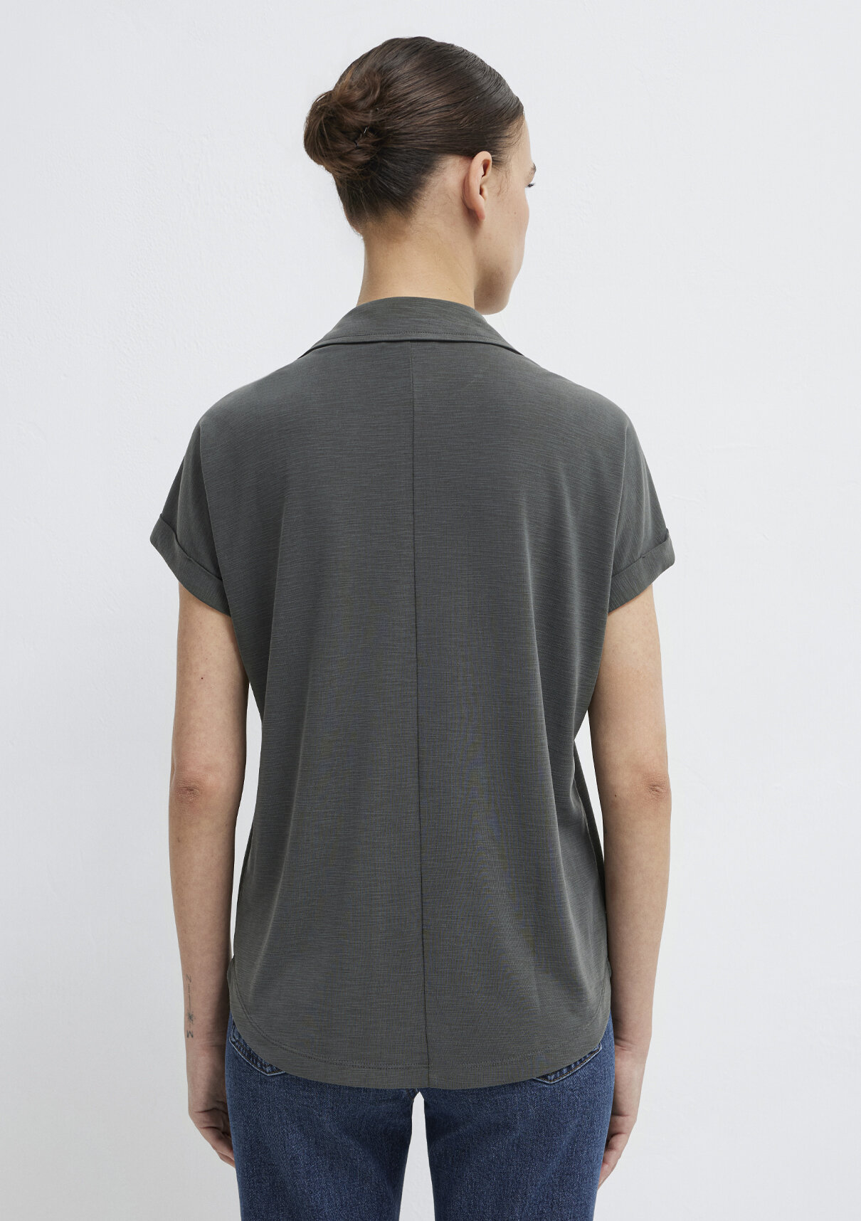 Mavi Soft-Premium Yeşil (TENCEL™) Modal Karışımlı Gömlek görsel 5