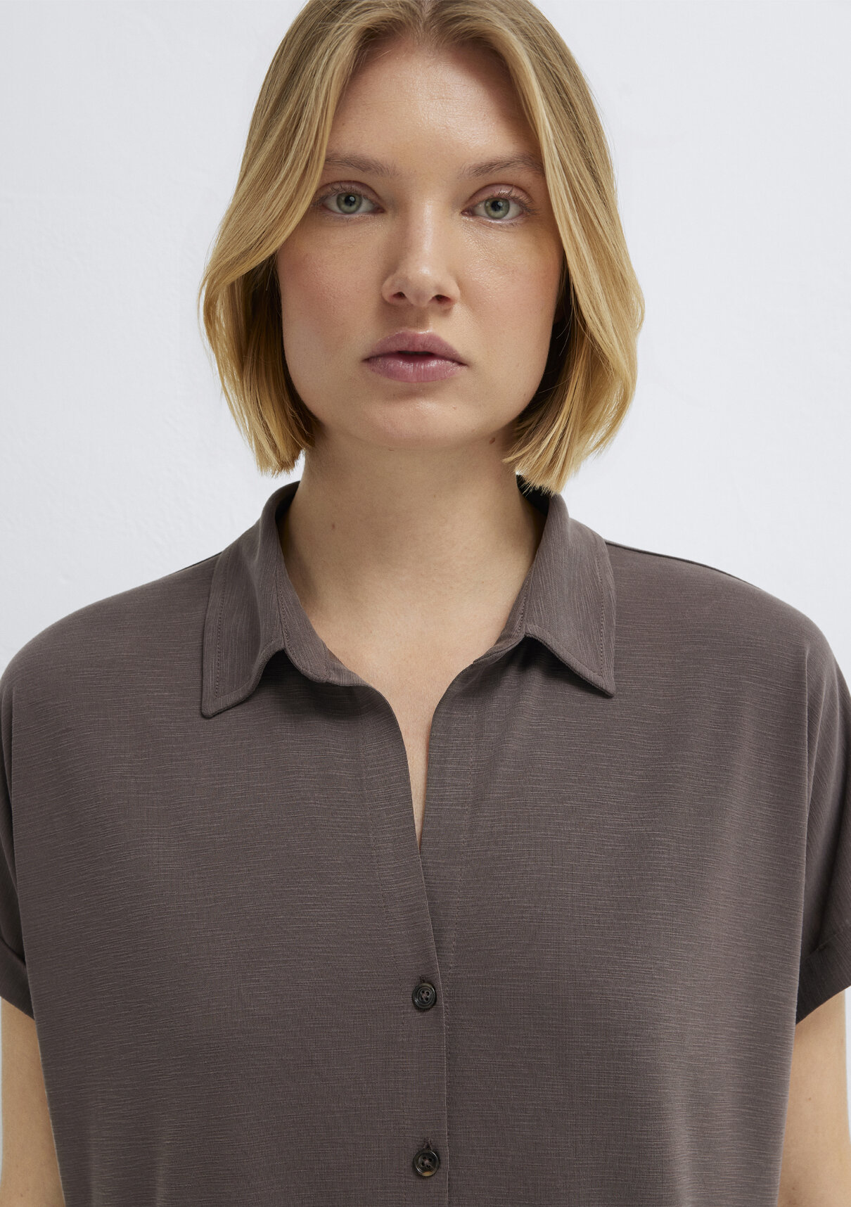 Mavi Soft-Premium Kahverengi (TENCEL™) Modal Karışımlı Gömlek görsel 6